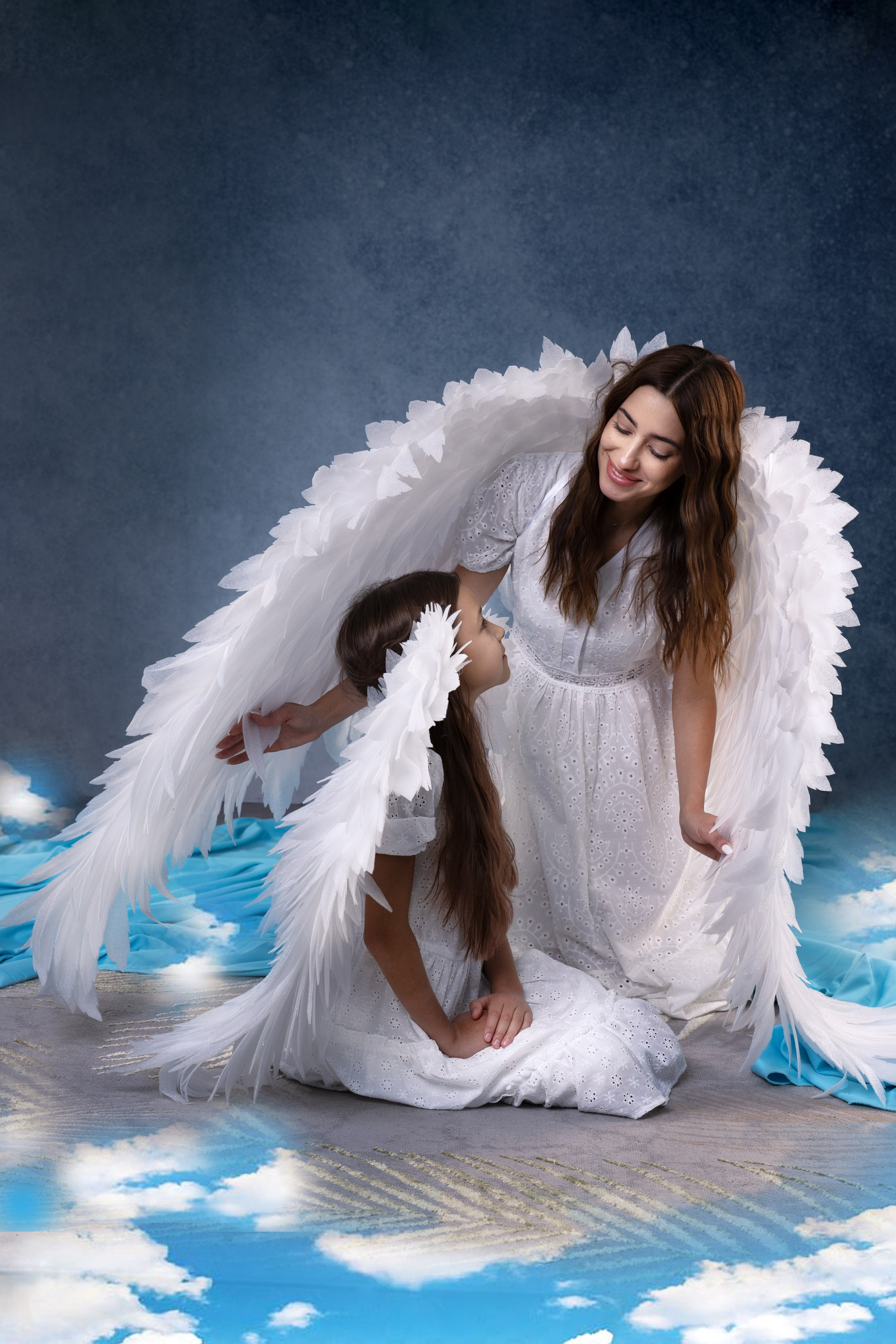 Ангельская сьемка (мама-дочь). Главная