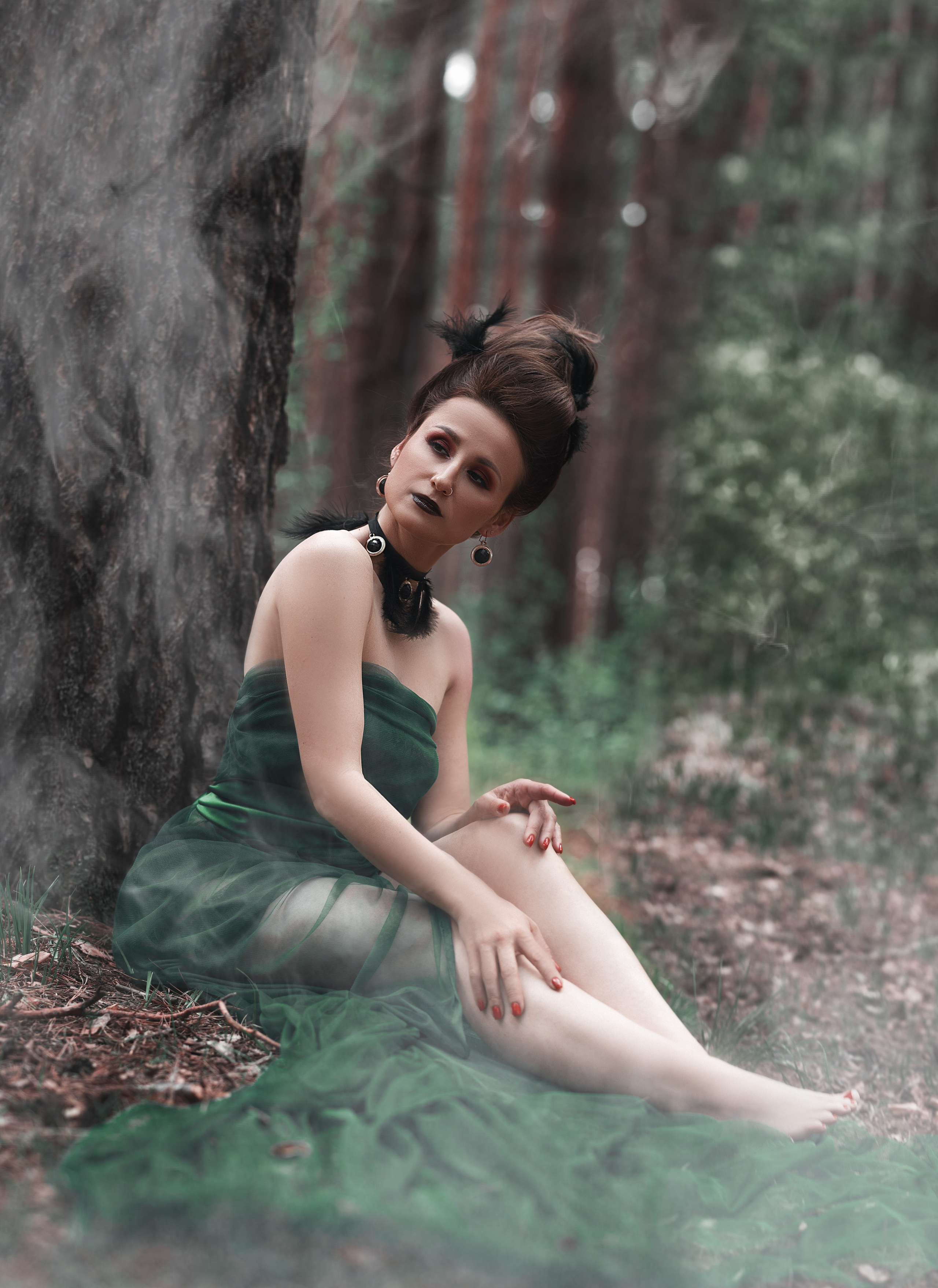 Witch of the green forest. Портретный фотограф Кристина Лукьянова