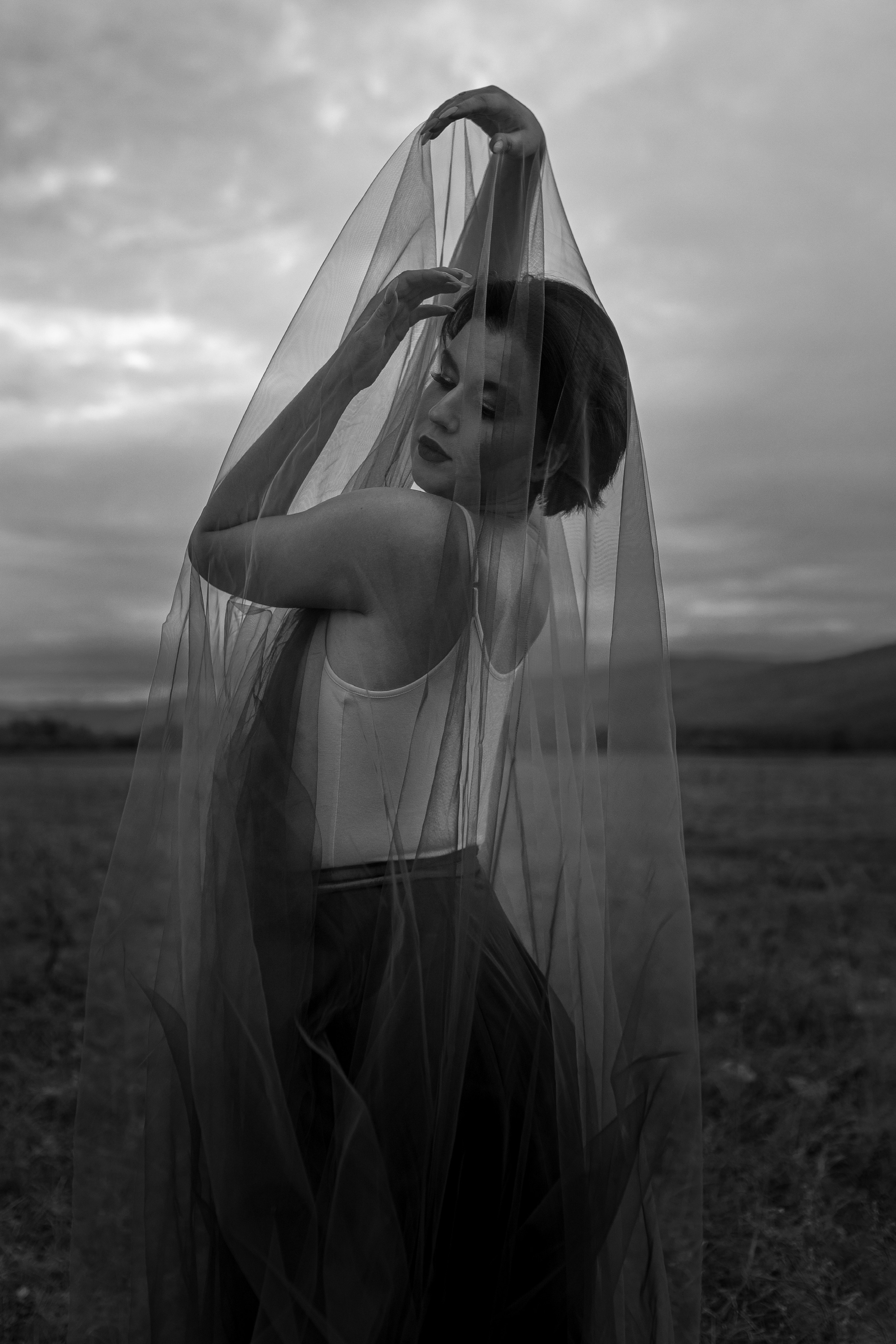 Dance with wind. Портретный фотограф Кристина Лукьянова