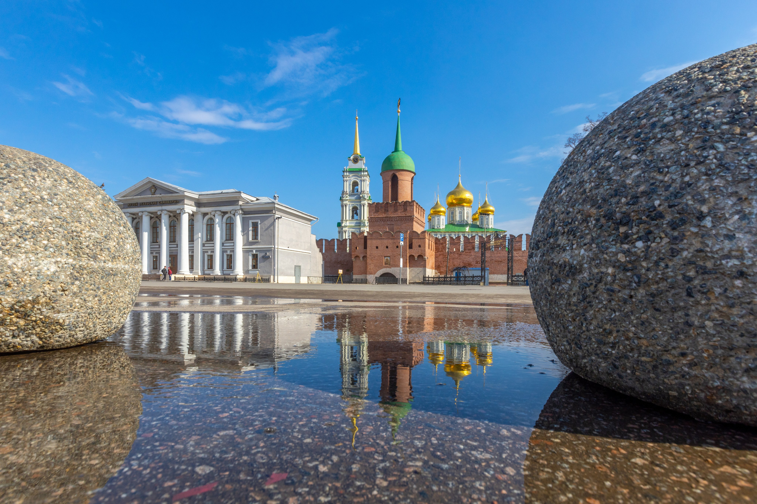 Площадь Ленина, Гостинный двор, Белый дом, Фонтаны, улица Советская. Фотограф в Туле Крупский АнДРей. Фотостудия «КАДР71» в Туле