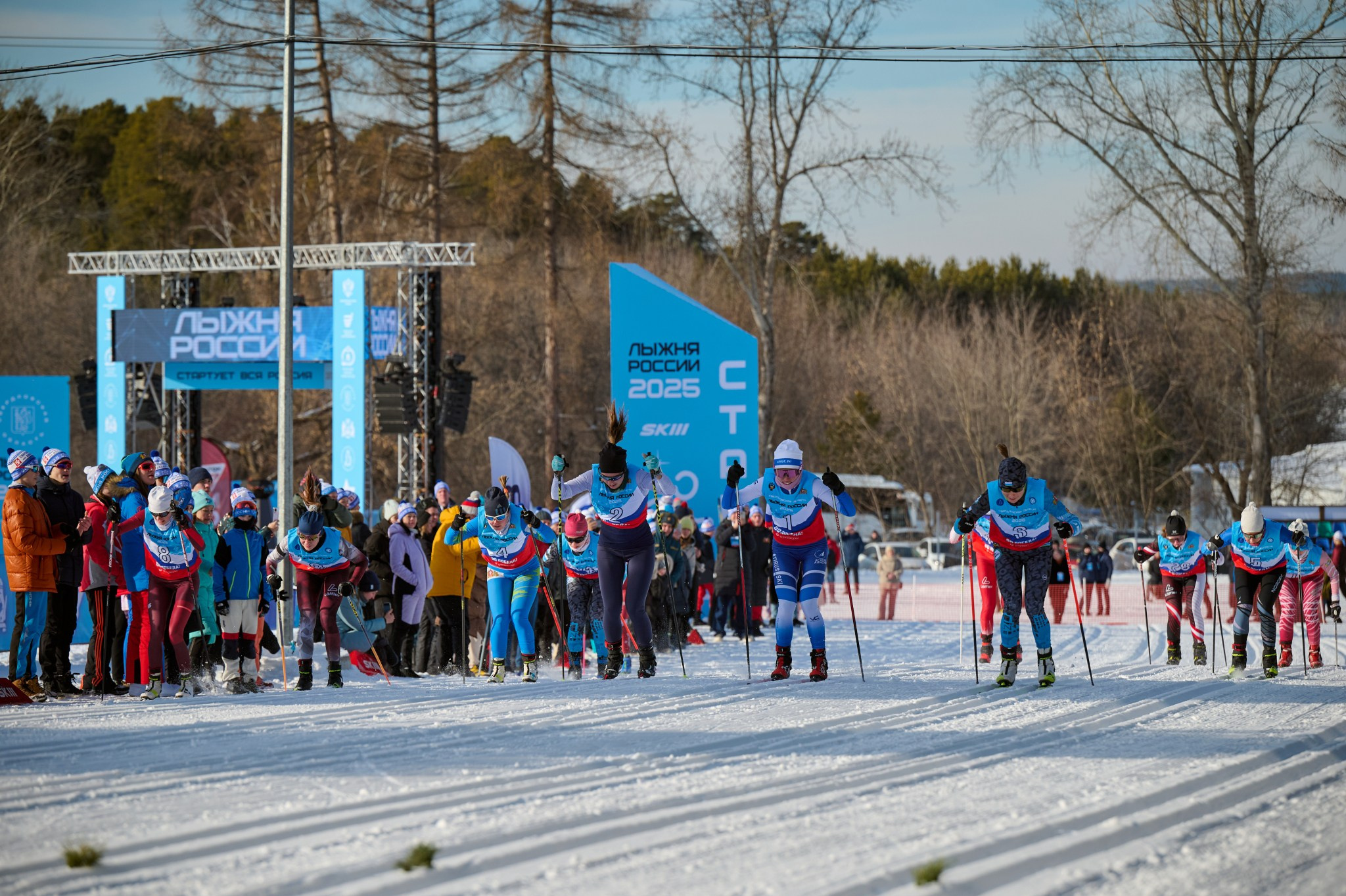 Лыжня России 2025. Мезенцев Евгений фотограф