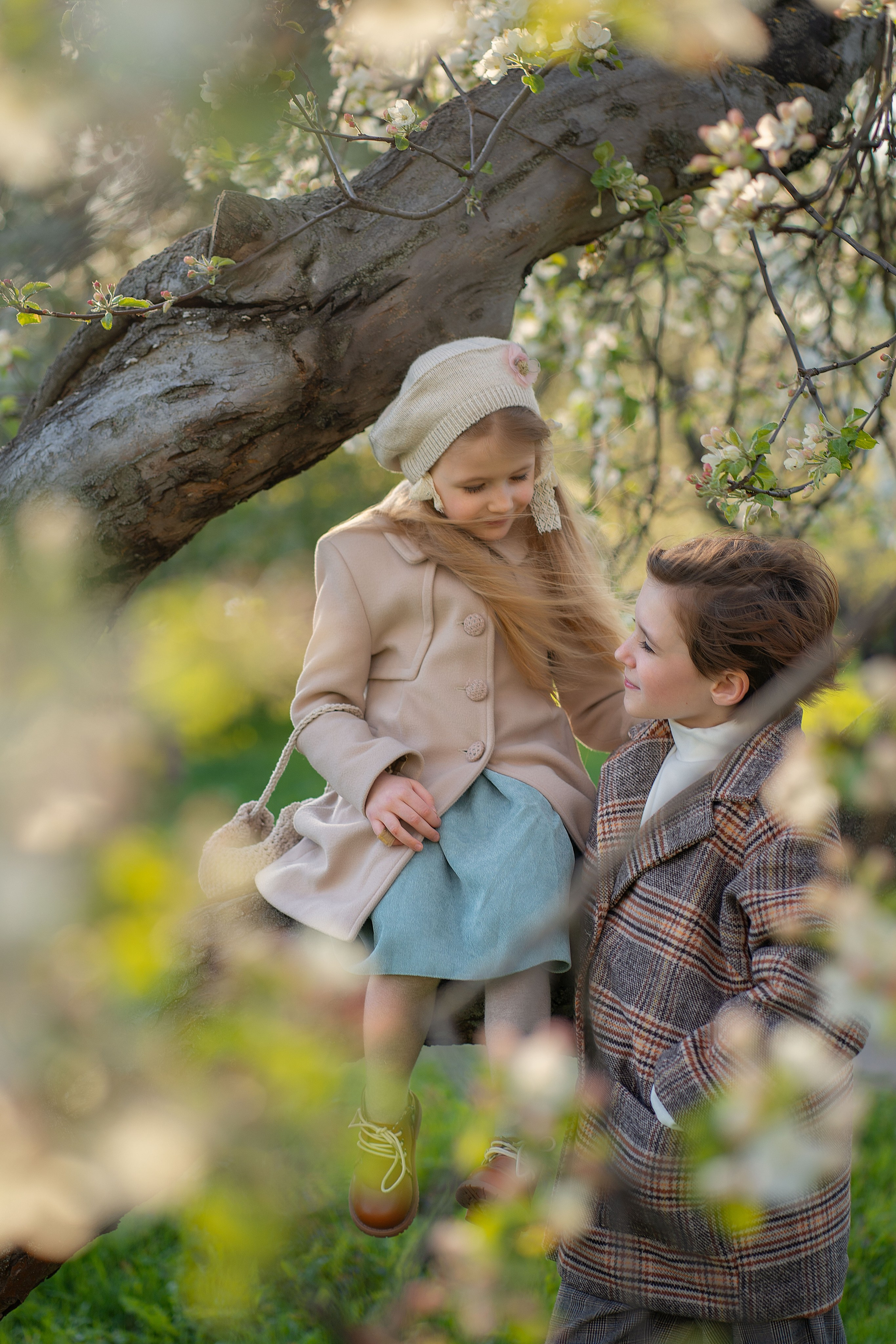 Детские весенние фосессии. Детский и семейный фотограф в Москве и Подмосковье Настя Наумова