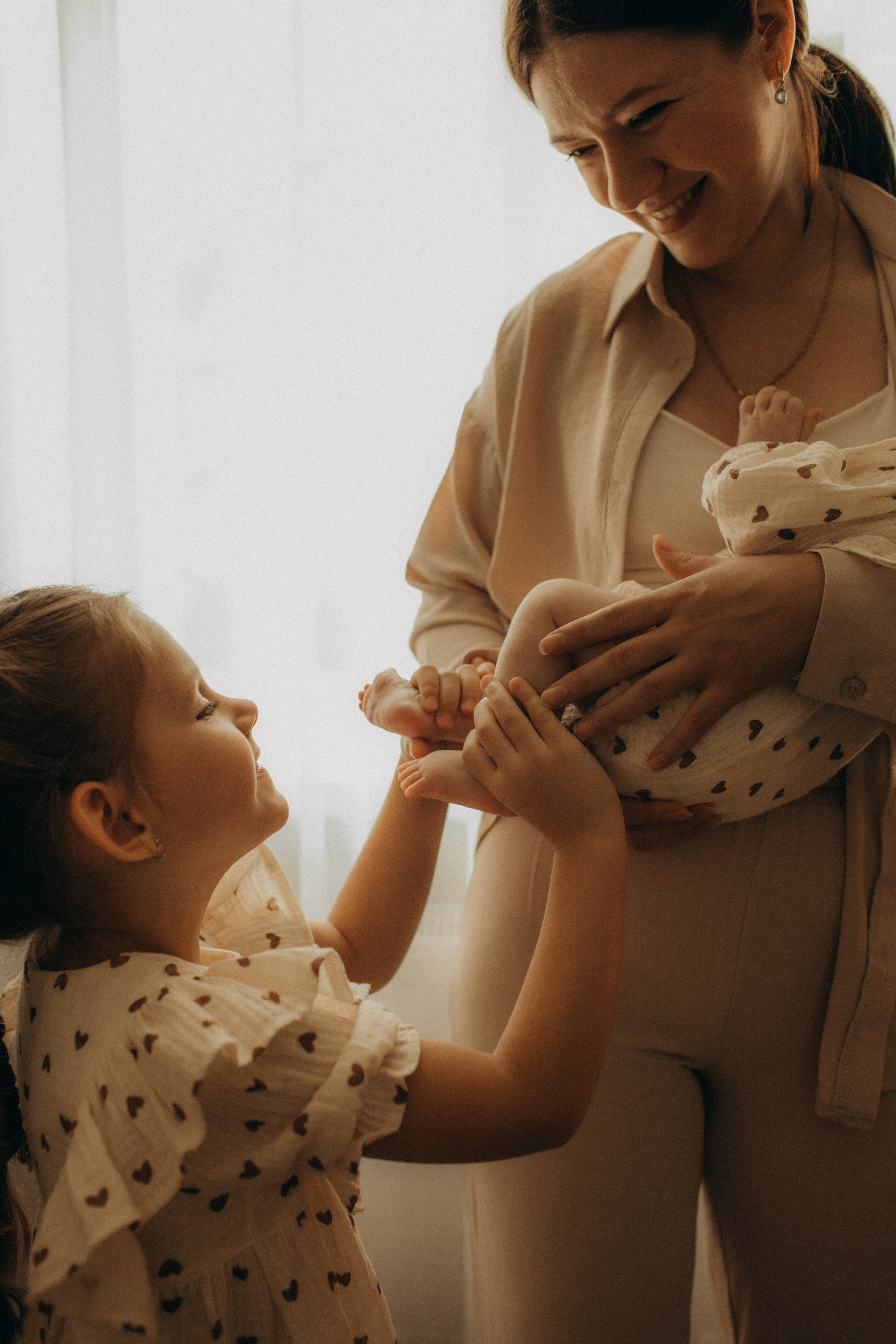 Домашняя съемка Люда, Василиса и Ксюня. Александра Ниценко СЕМЕЙНЫЙ ФОТОГРАФ ИЗ СТАВРОПОЛЯ