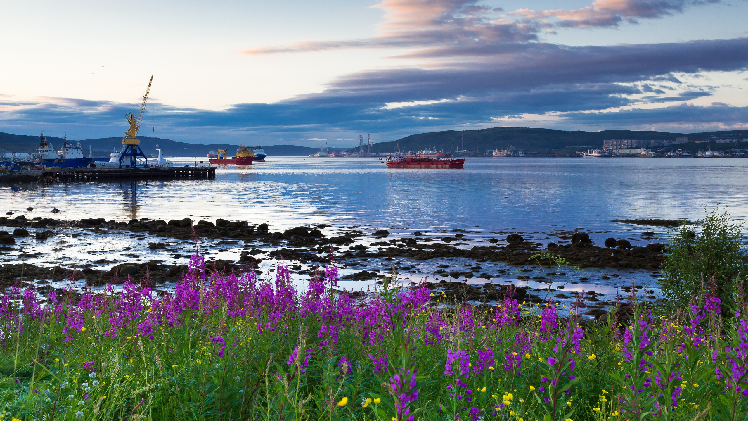 Мурманск. Пейзажи Крайнего Севера. Баренцево море, Рыбачий, Средний, Немецкий