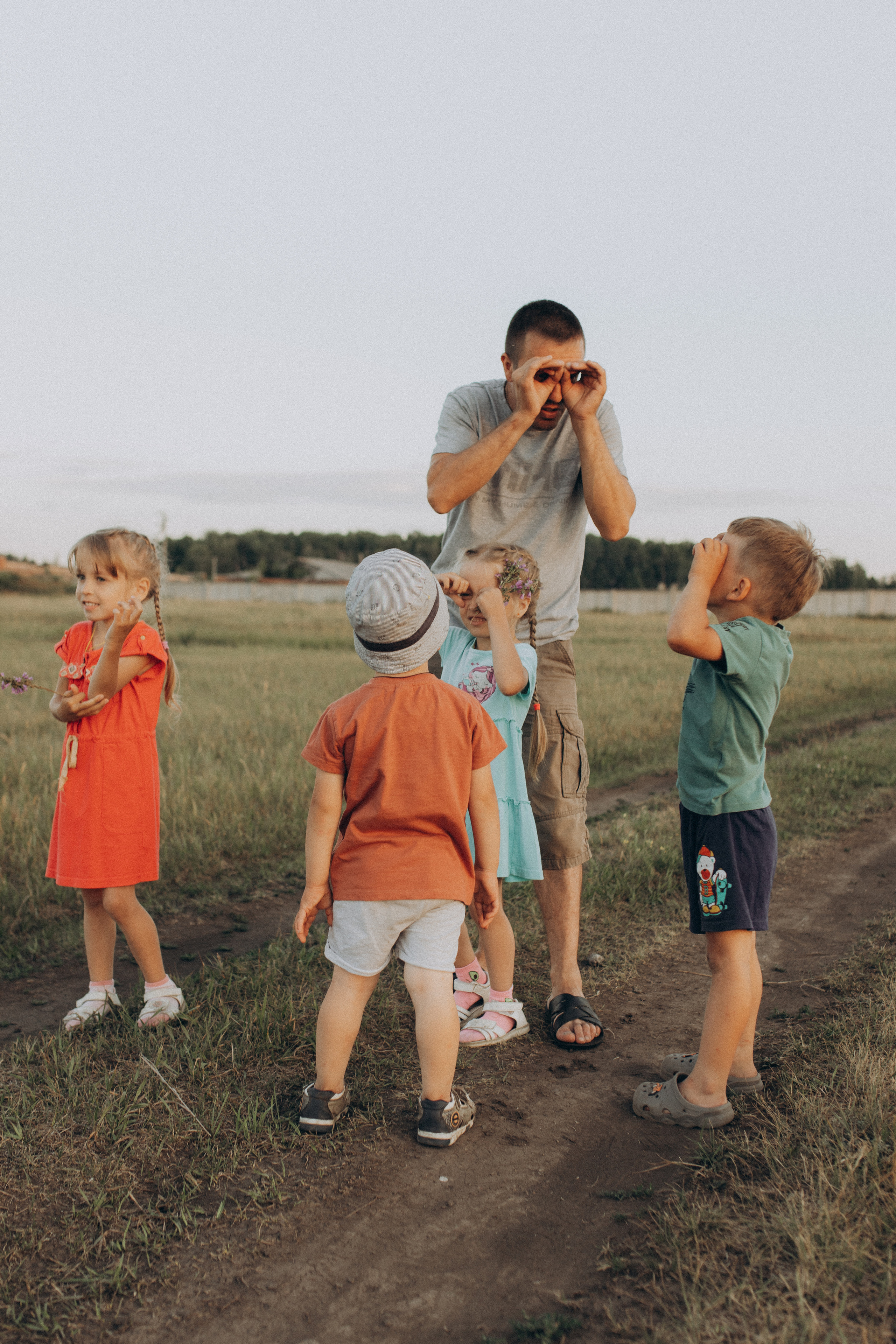 Иван, Вера, Вика, Саша и Миша. Семейный фотограф lifestyle в Новосибирске Елена Шпилевая