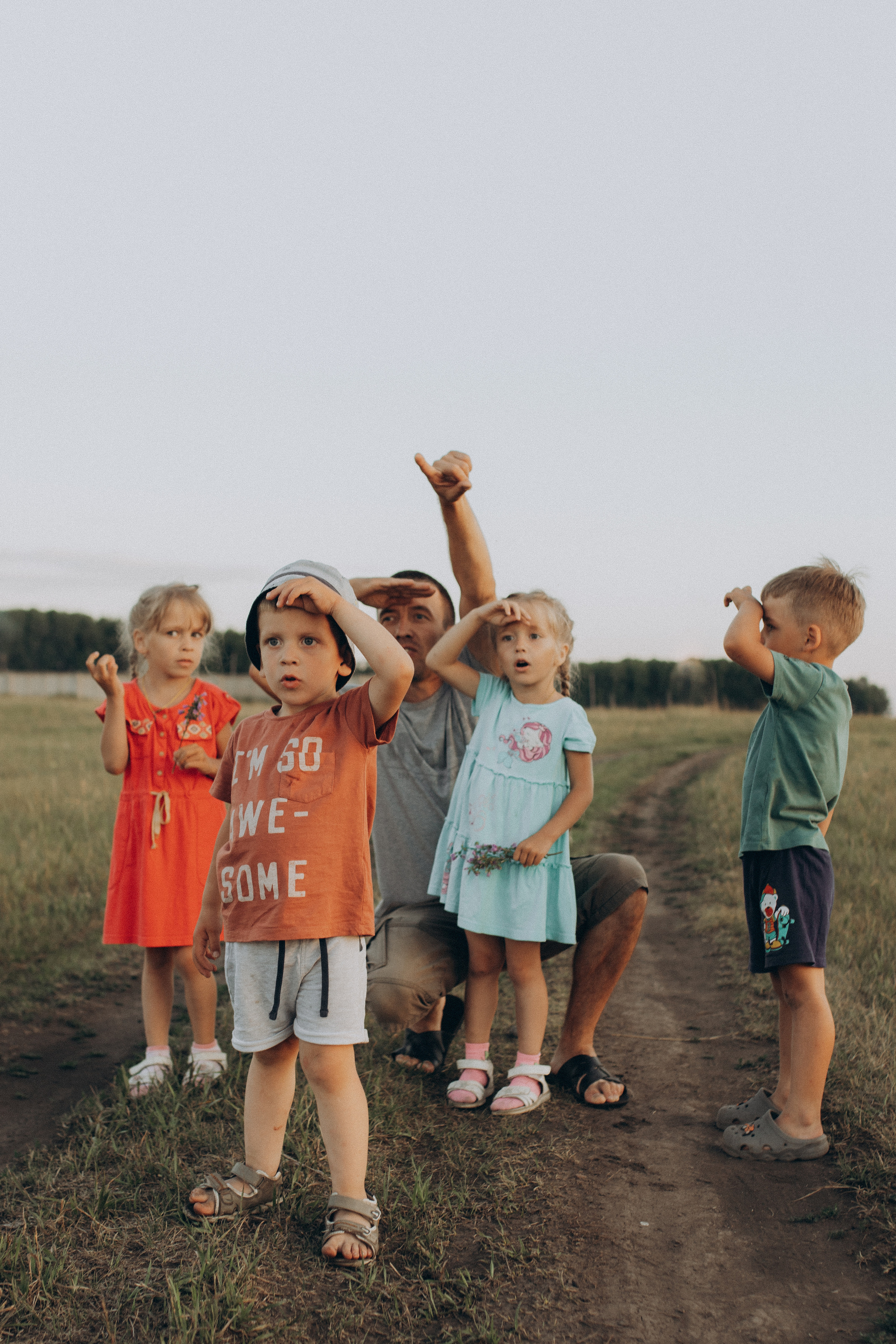 Иван, Вера, Вика, Саша и Миша. Семейный фотограф lifestyle в Новосибирске Елена Шпилевая