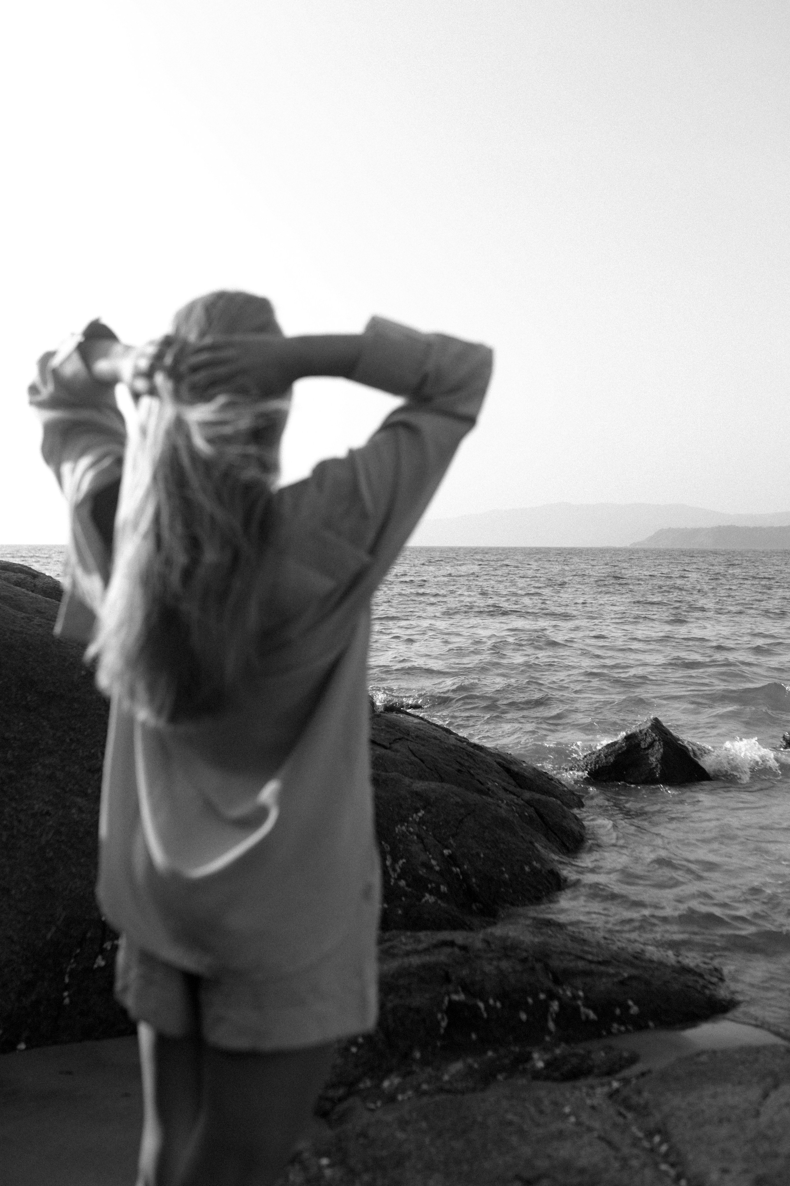 Прекрасная Саша. Морская съёмка. Настя Оленченко, портретный/семейный фотограф на цифру и плёнку Москва