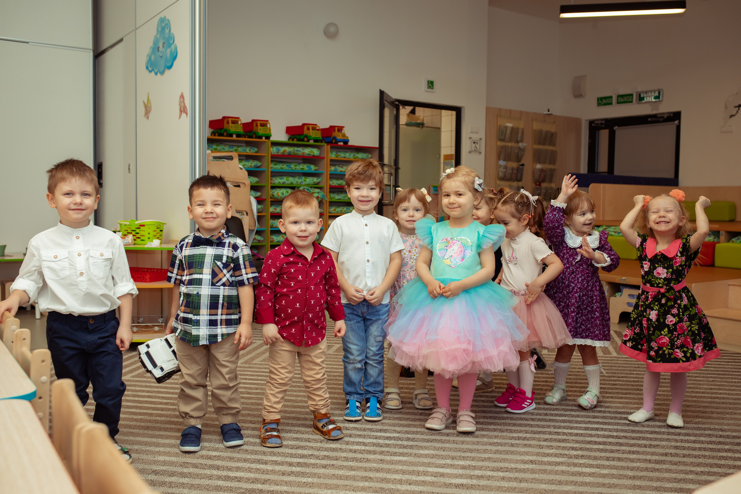 Праздник весны в детском саду. Семейный и детский фотограф в Москве Дорогова Екатерина