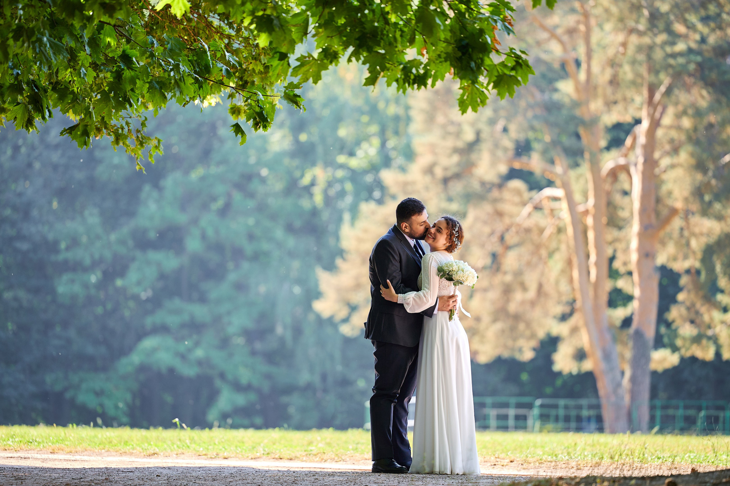 Свадебная фотосессия Царицыно. Свадебный фотограф Сергей Колбинский