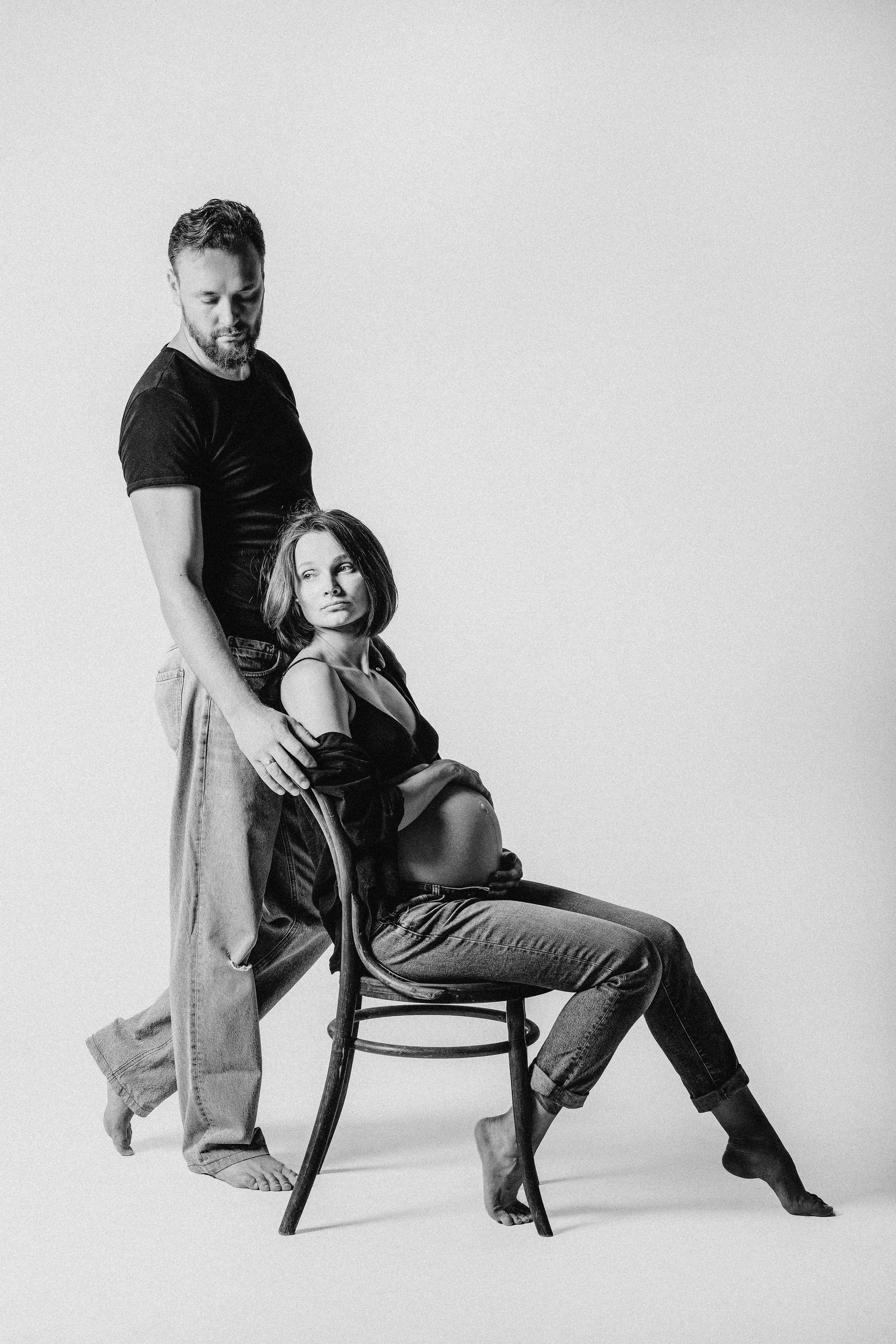 Беременность (минимализм). Фотограф Шунова Саша