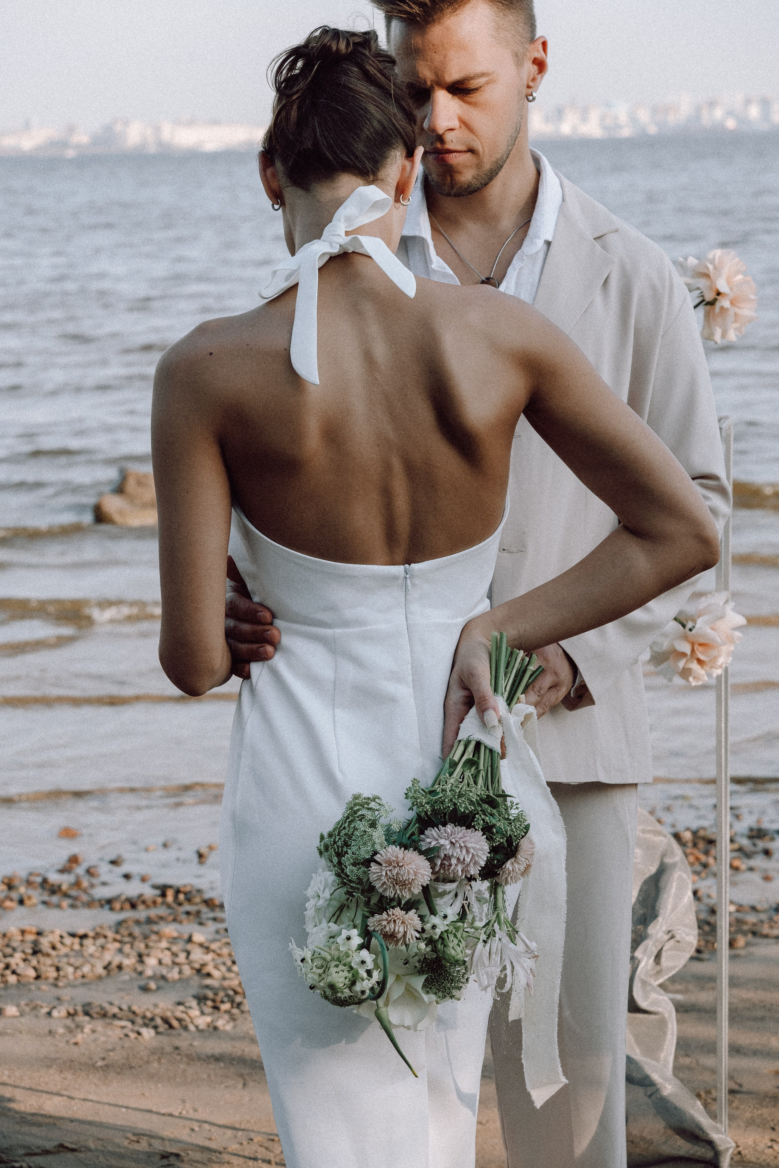 СВАДЕБНАЯ ФОТОСЕССИЯ ВЫЕЗДНОЙ ЦЕРЕМОНИИ (ФИНСКИЙ ЗАЛИВ). Профессиональный фотограф, Санкт-Петербург — Виктория Богомолова