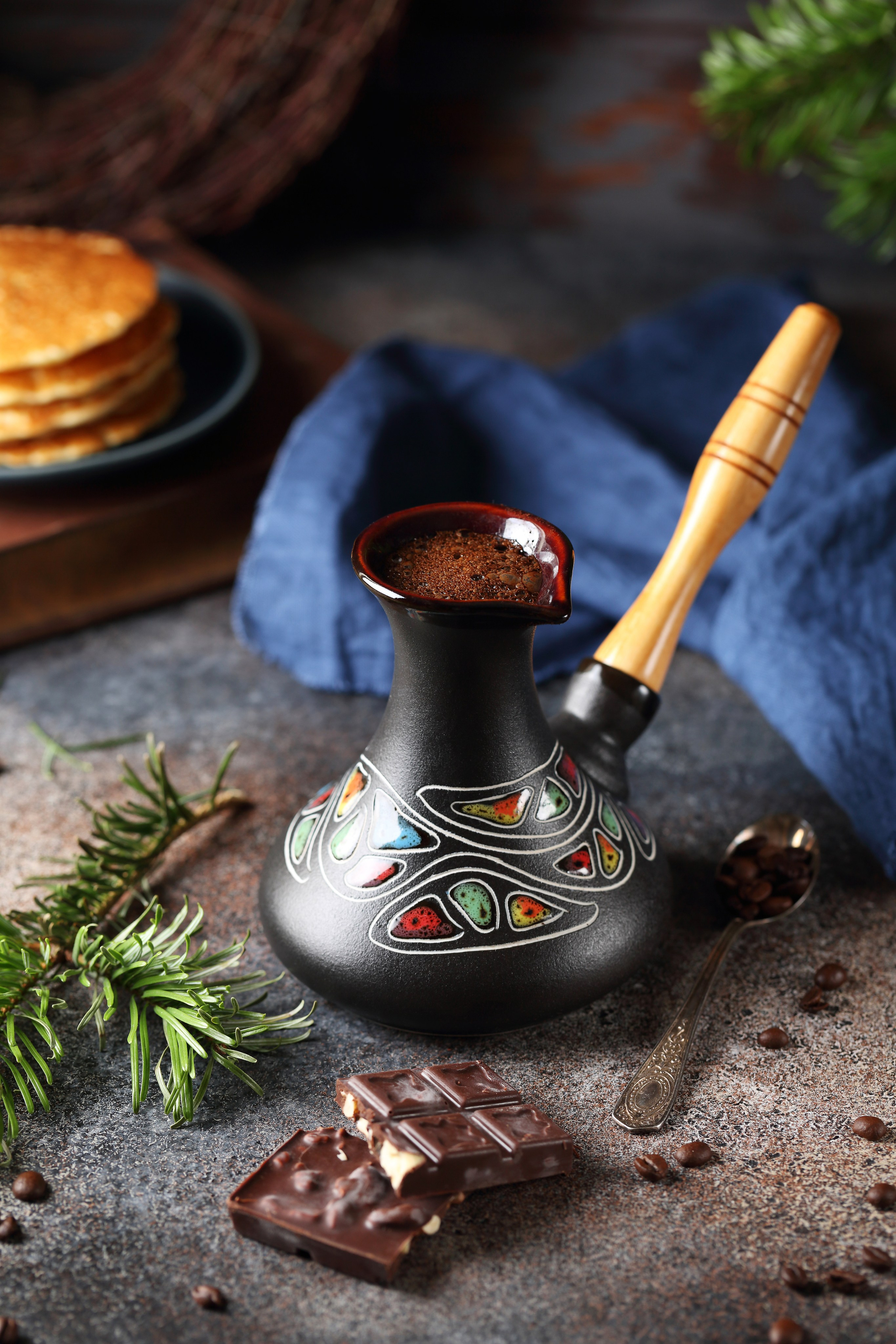 Посуда для чая и кофе. Фуд-фотограф Оксана Голева