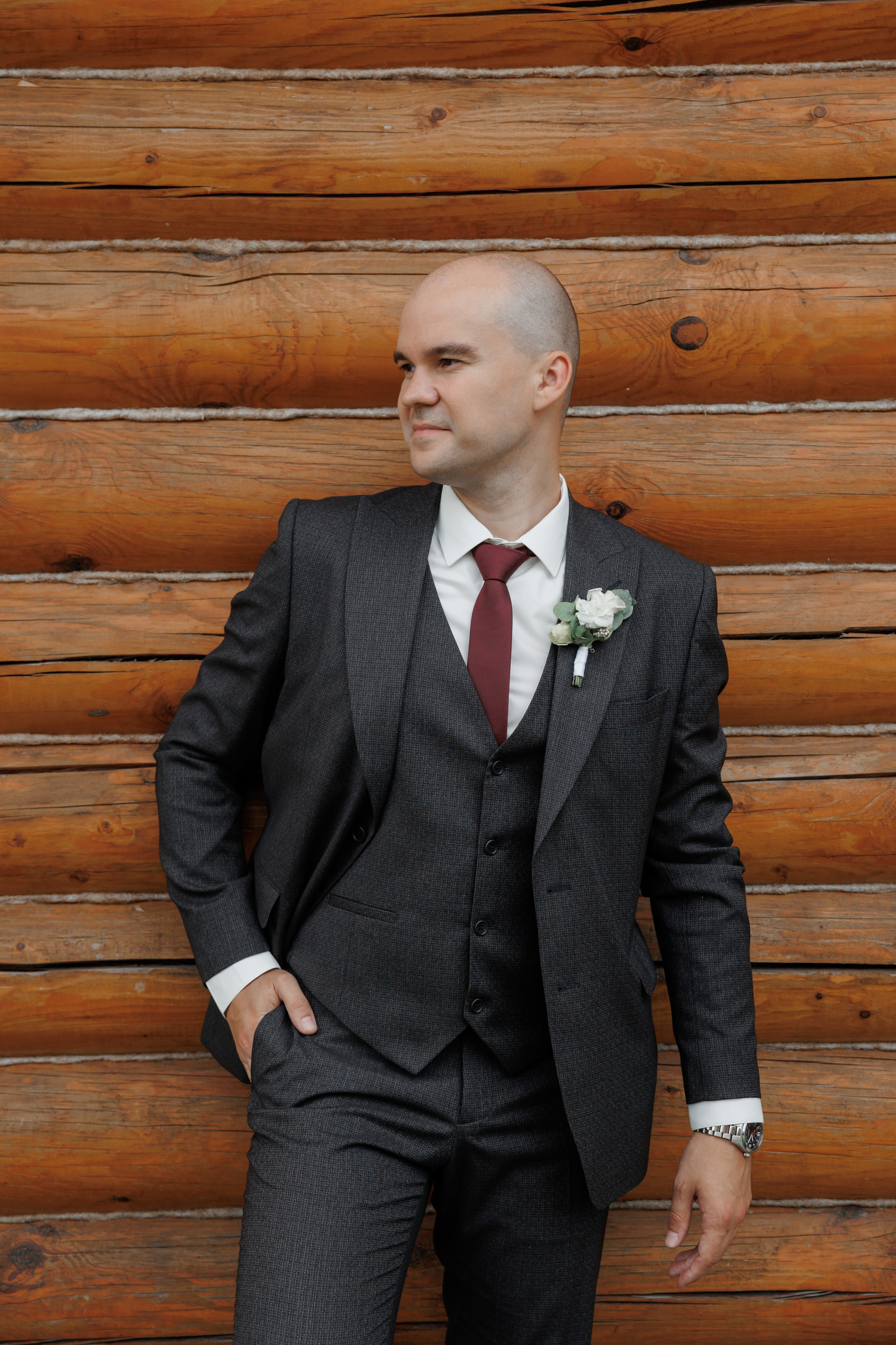 Полина и Дмитрий, загородный клуб «Барин», ЗАГС в г. Пушкино. Свадебный и репортажный фотограф (Москва, Королев и другие)