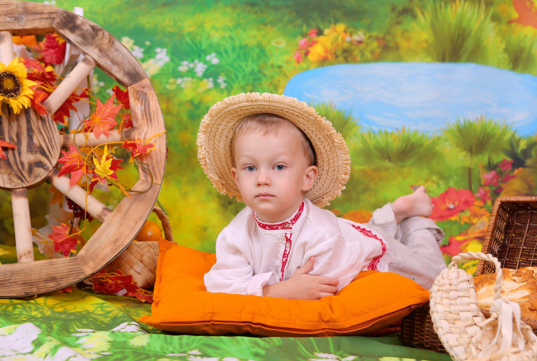 Осень в деревне. Студия детской и семейной фотографии 12кадров