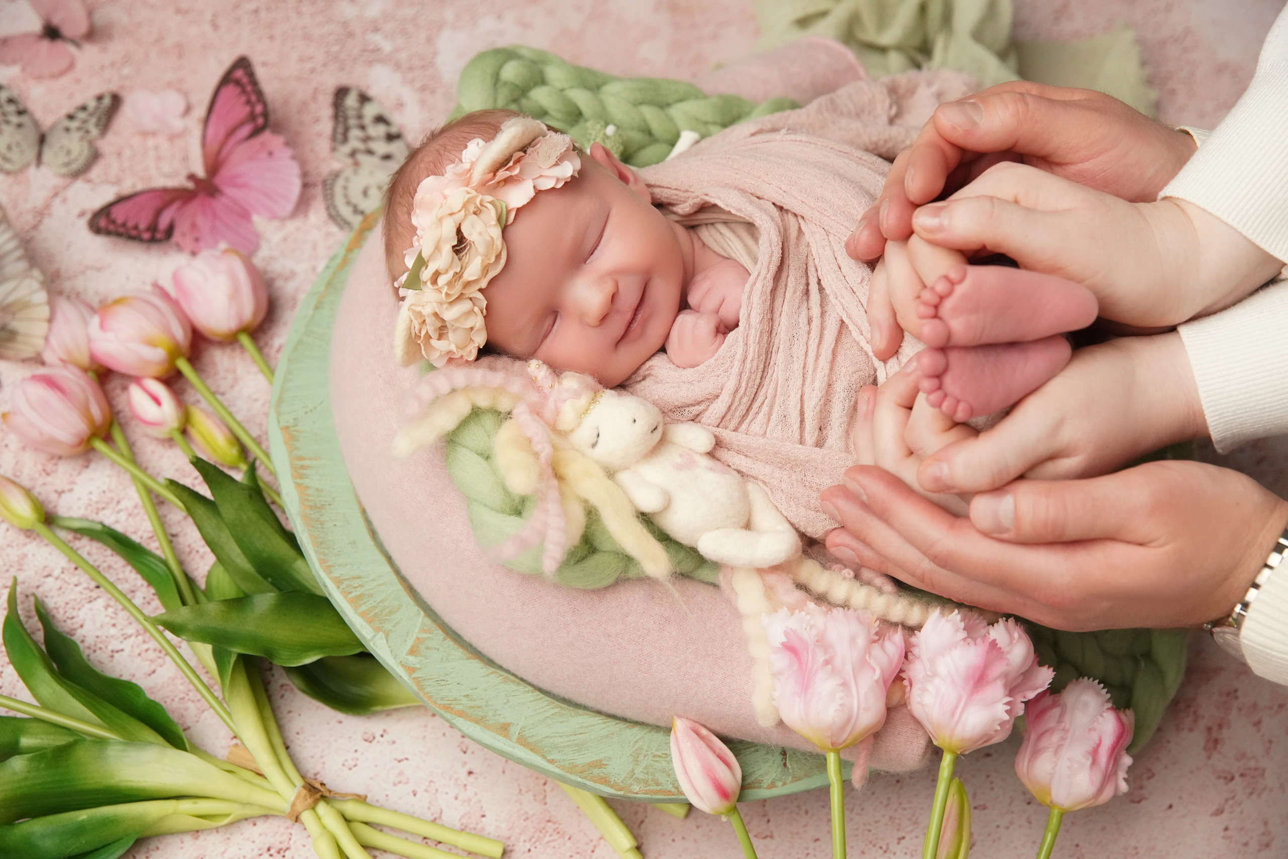 Девочки. Фотограф новорожденных. Семейный и детский фотограф в городе Сургуте