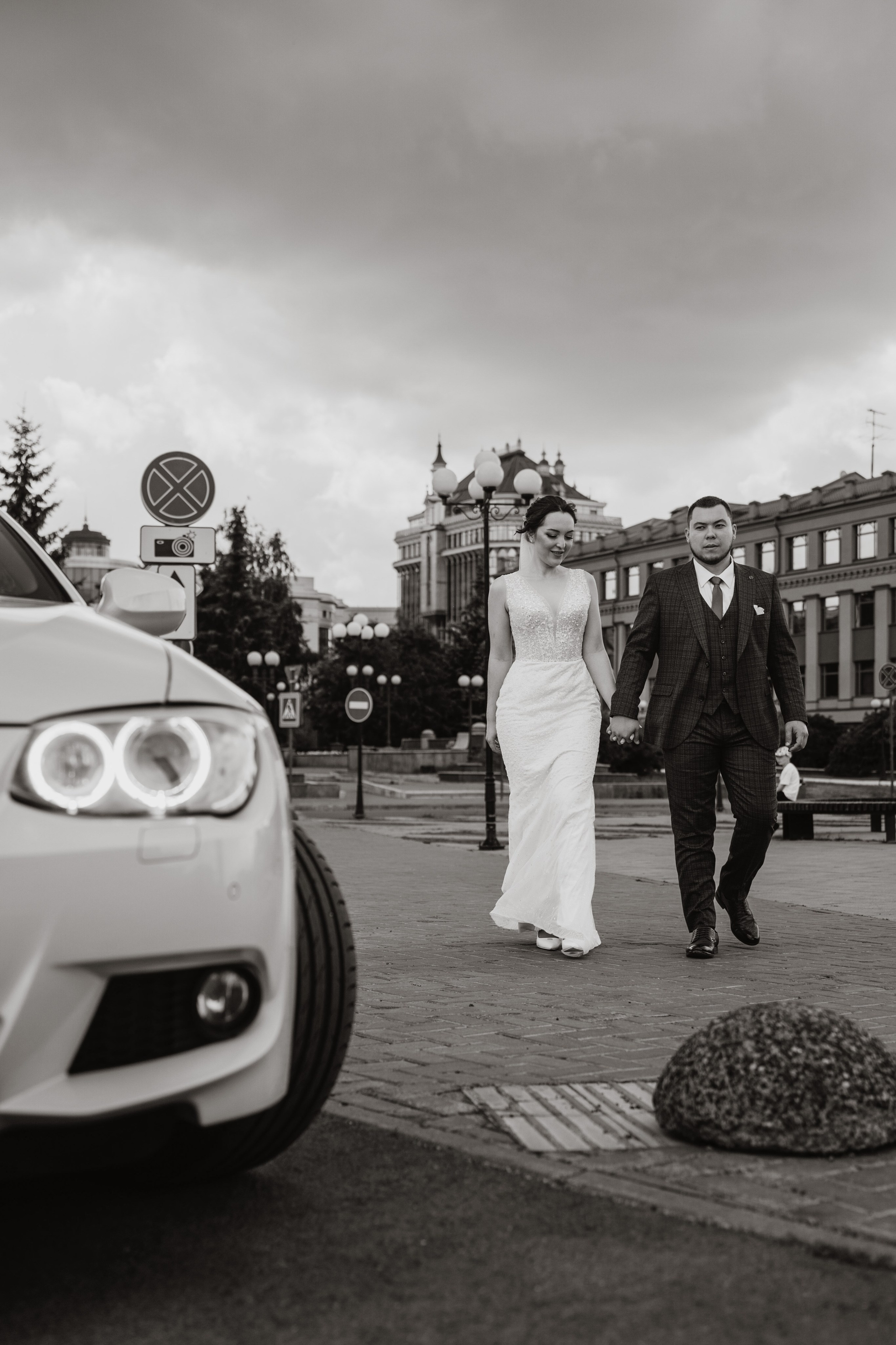 фотограф на свадьбу Казань, свадебная фотосессия на природе, ретро машина на свадьбу, свадебная прогулка