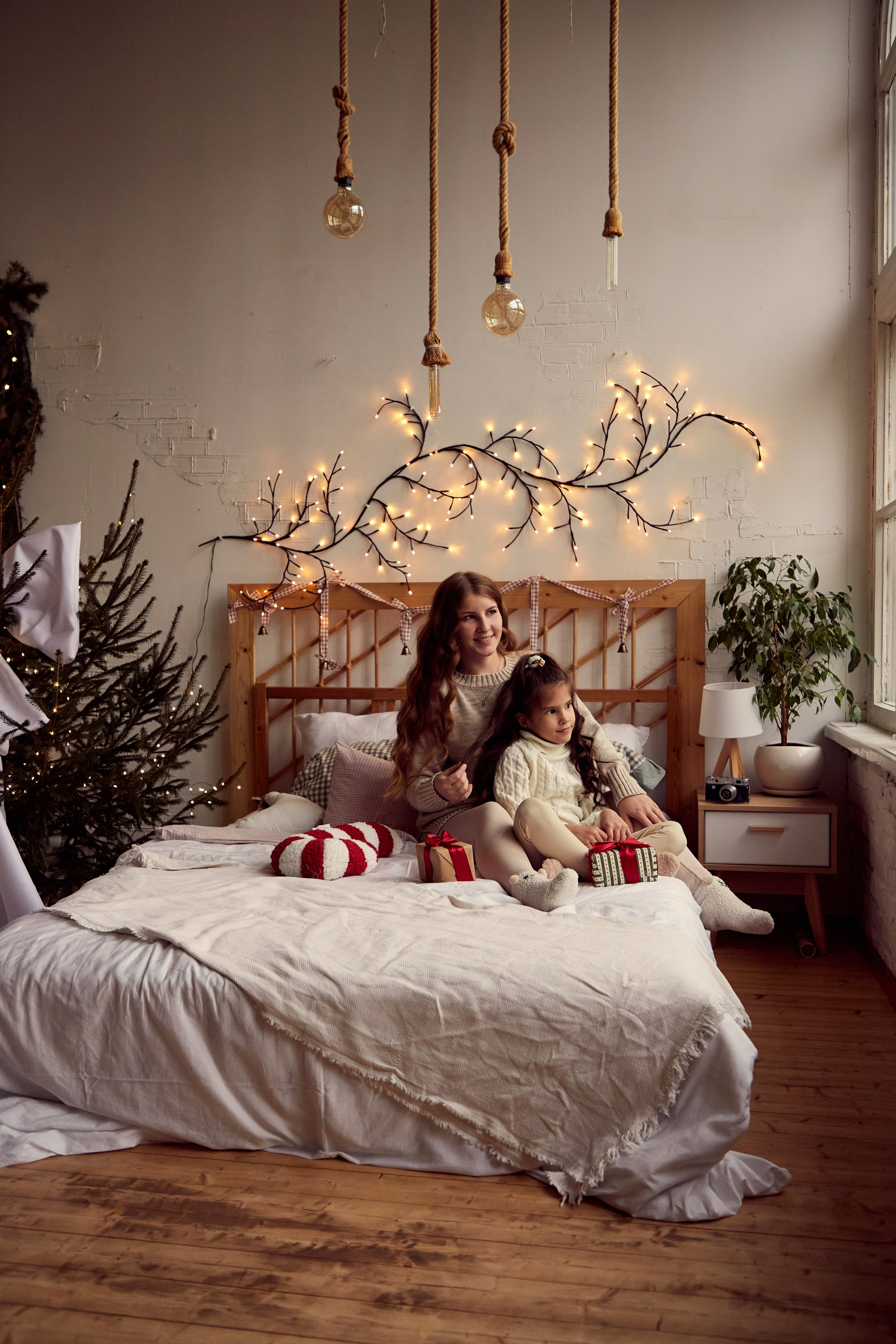 Новогодняя фотосессия в Loft potolok. Фотограф КовалёваТатьяна | Москва | Краснодар |Сочи |Портрет, свадьбы, семейные съёмки