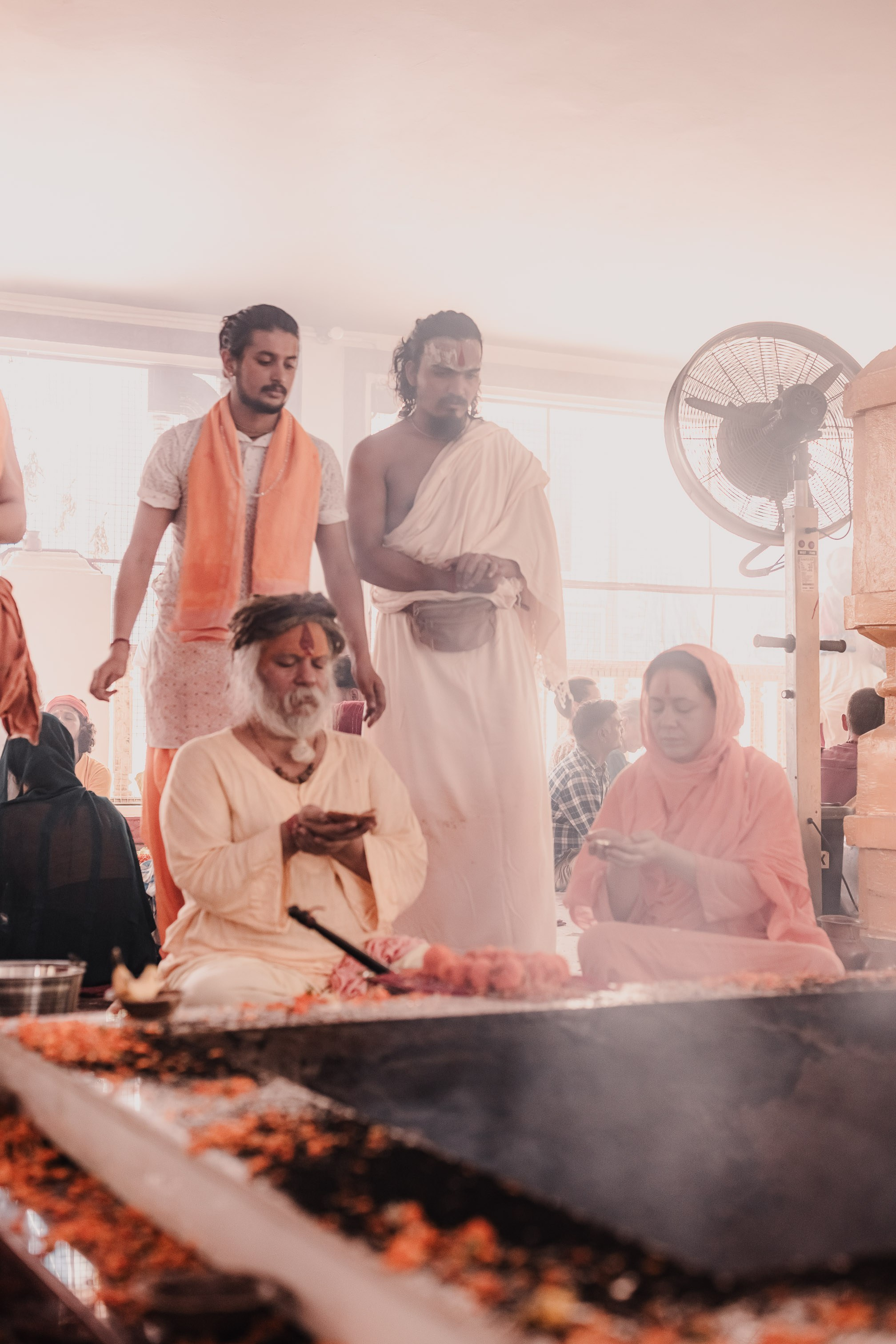 Navaratri yajna at Devraha Baba Ji ashram. Мариам Багдасарян