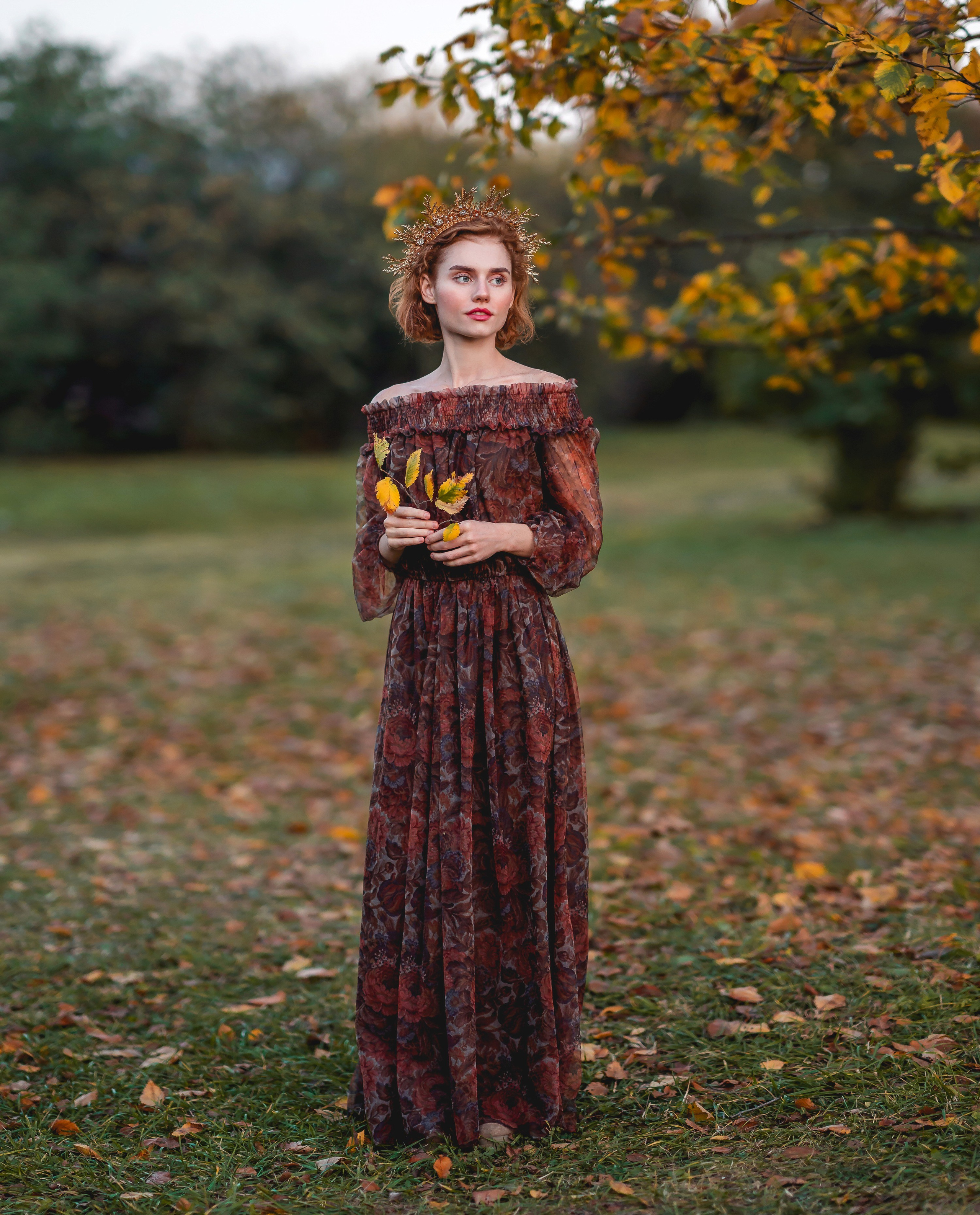 Осенние съемки на природе. Фотосессии в Москве. Анастасия Жукова