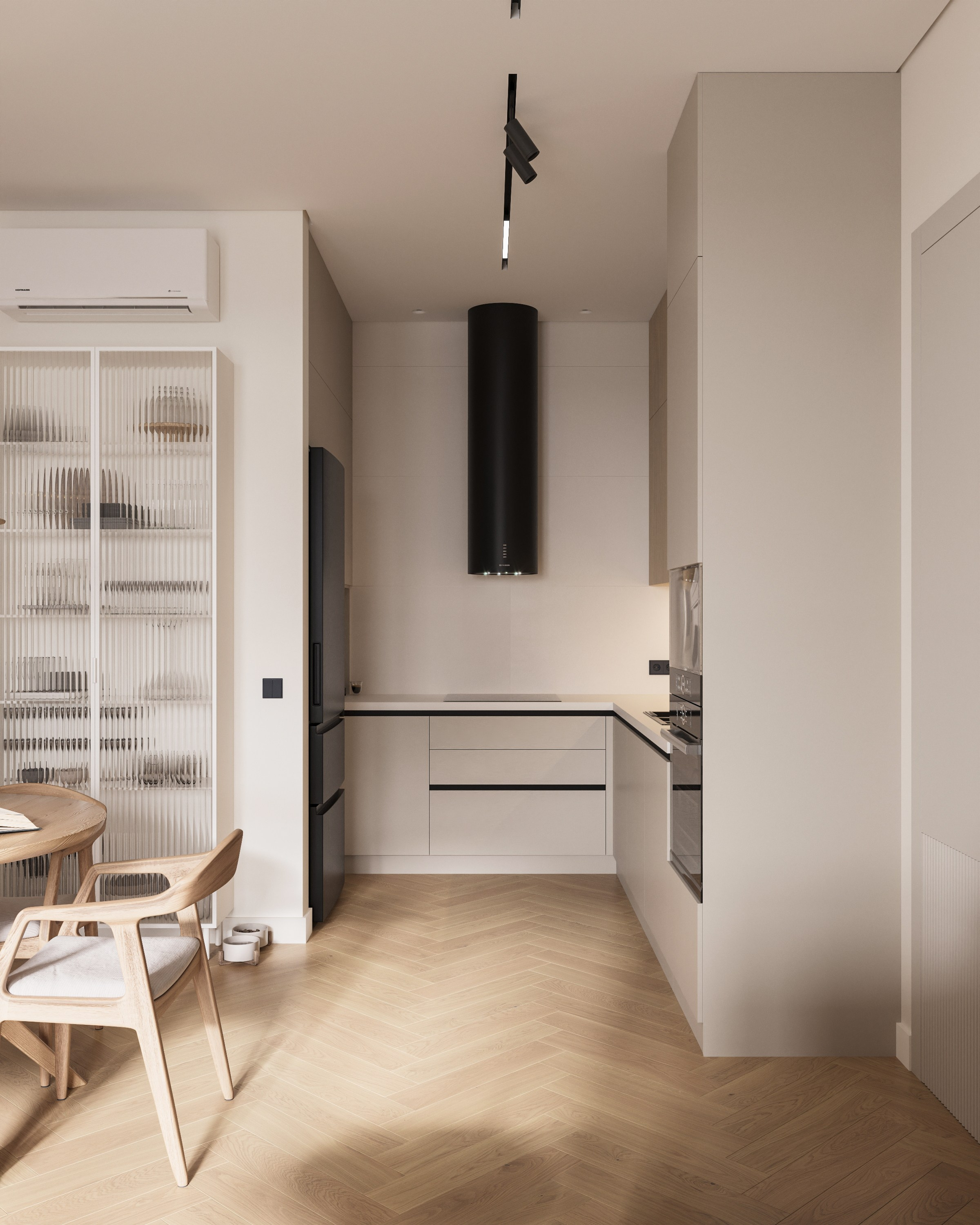 ЖК «Black River» | Living room. 3D визуализация интерьеров — Ирина