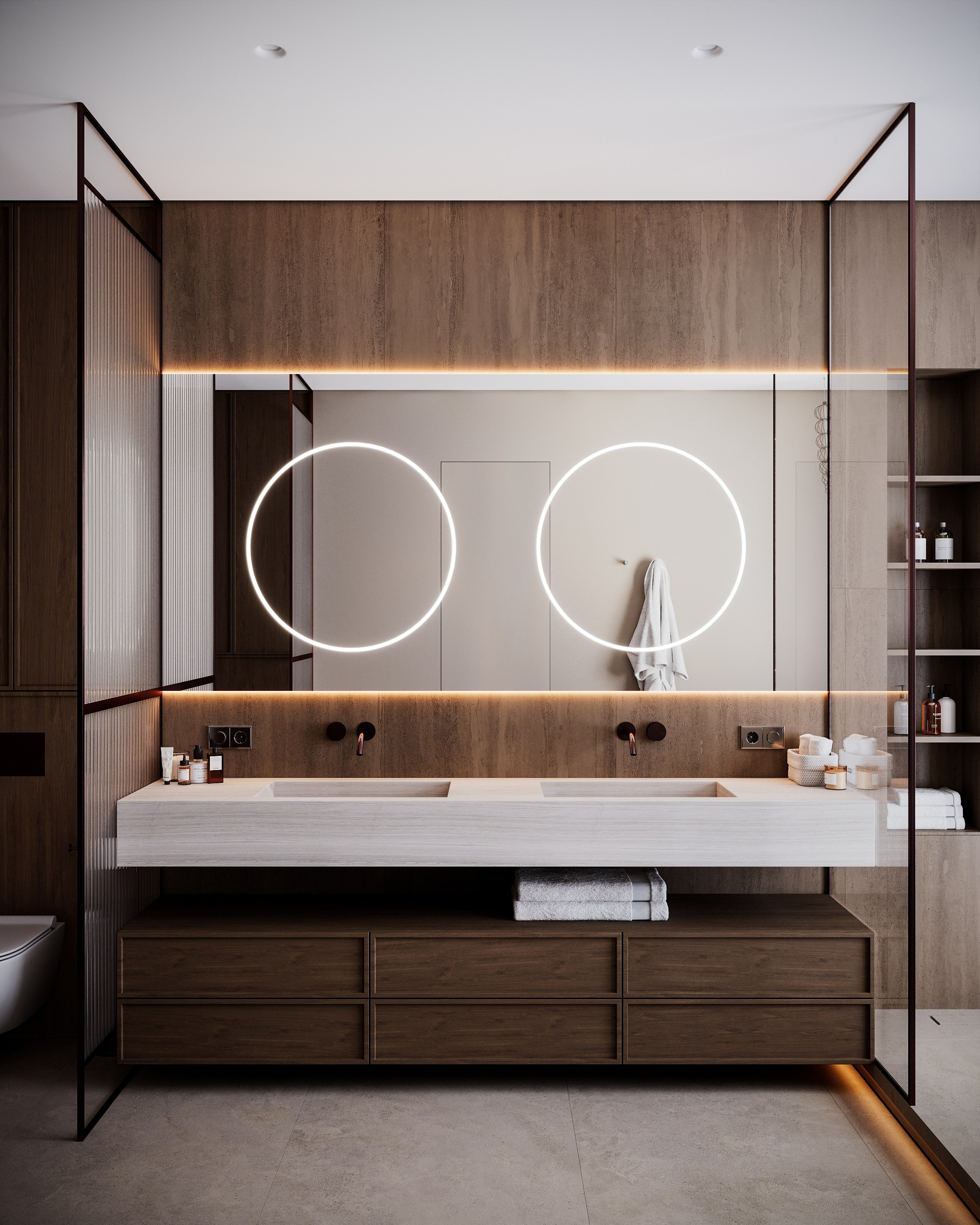 Country house | Bathroom. 3D визуализация интерьеров — Ирина