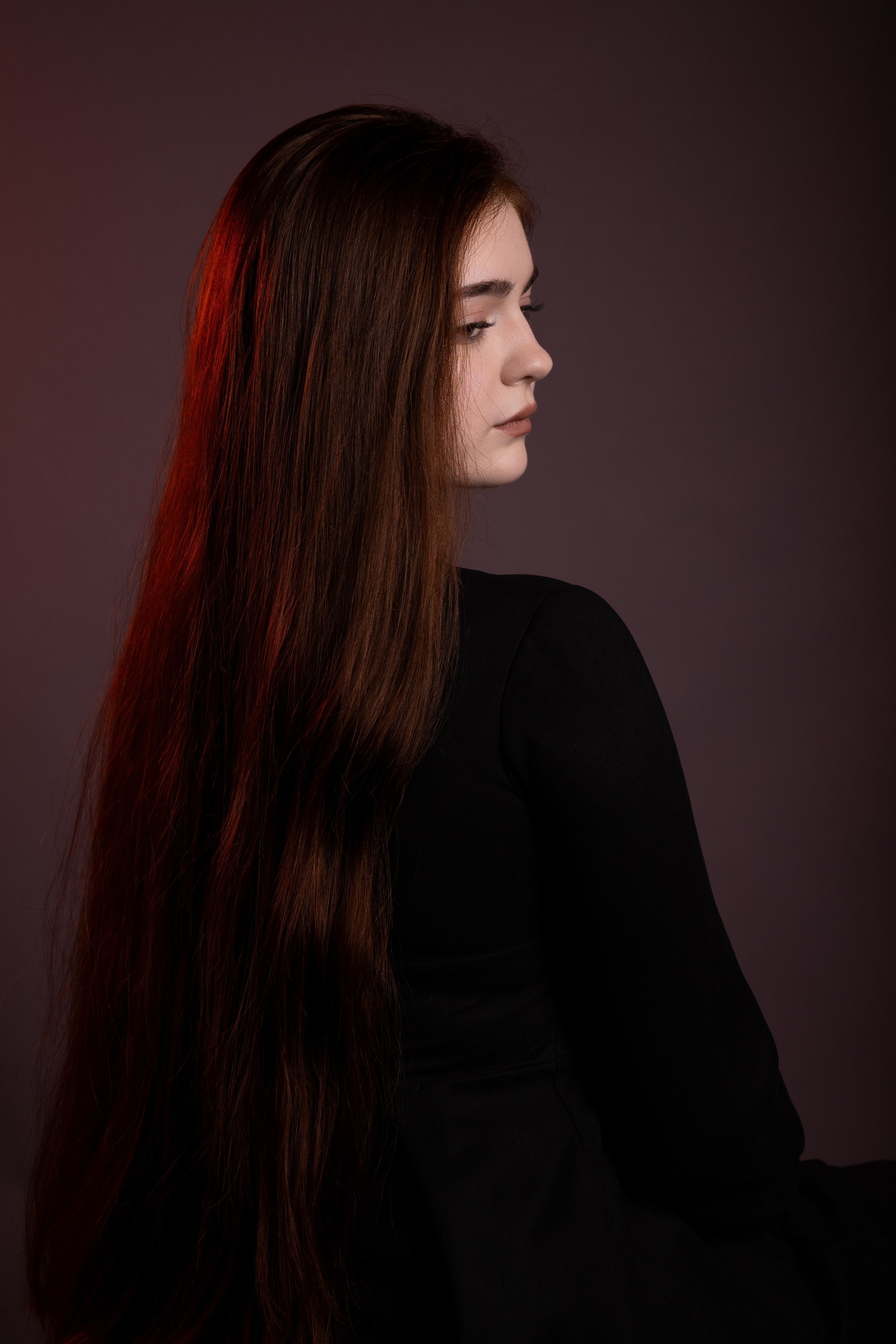 Съёмочный процесс с участием модели Арины под руководством липецкого фотографа.