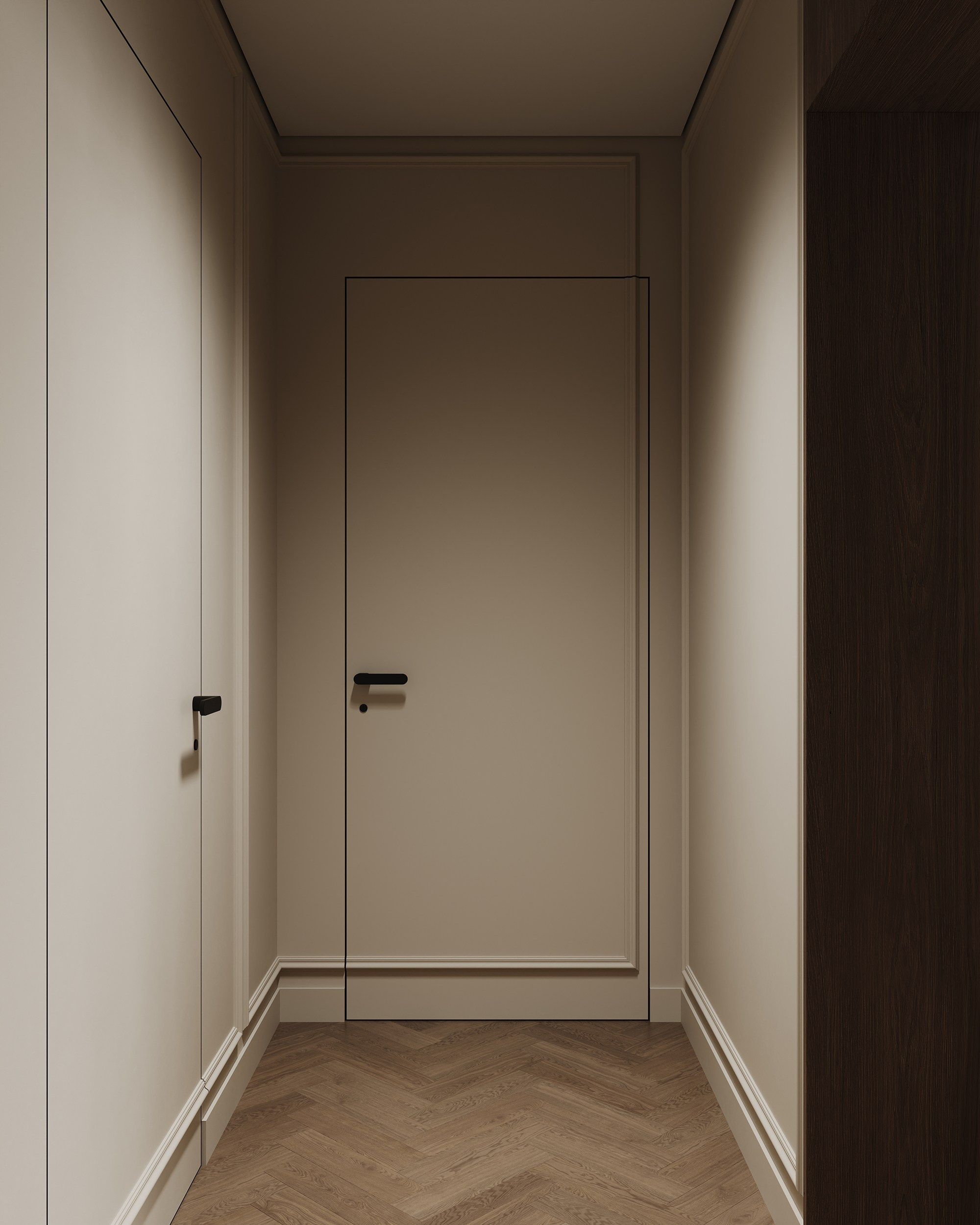 Кухня-гостиная «Одинарка». 3D визуализация интерьера Надежда Соколова