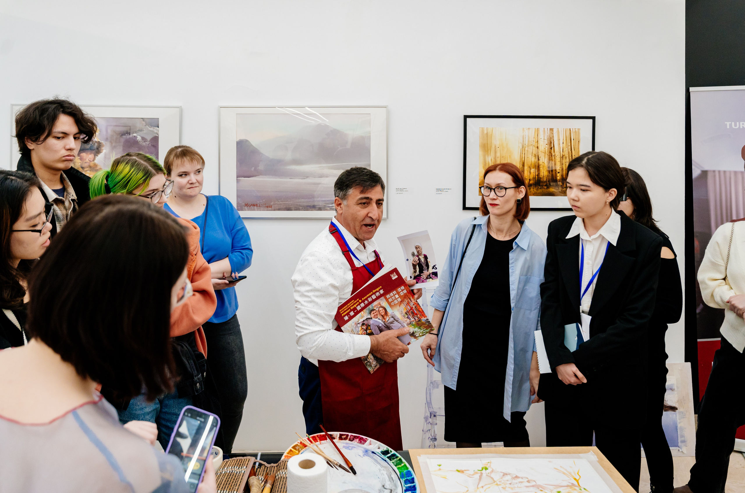 Фестиваль акварели «Течение времени». Репортажный фотограф в Астане — Диана Калтаева, портретный фотограф