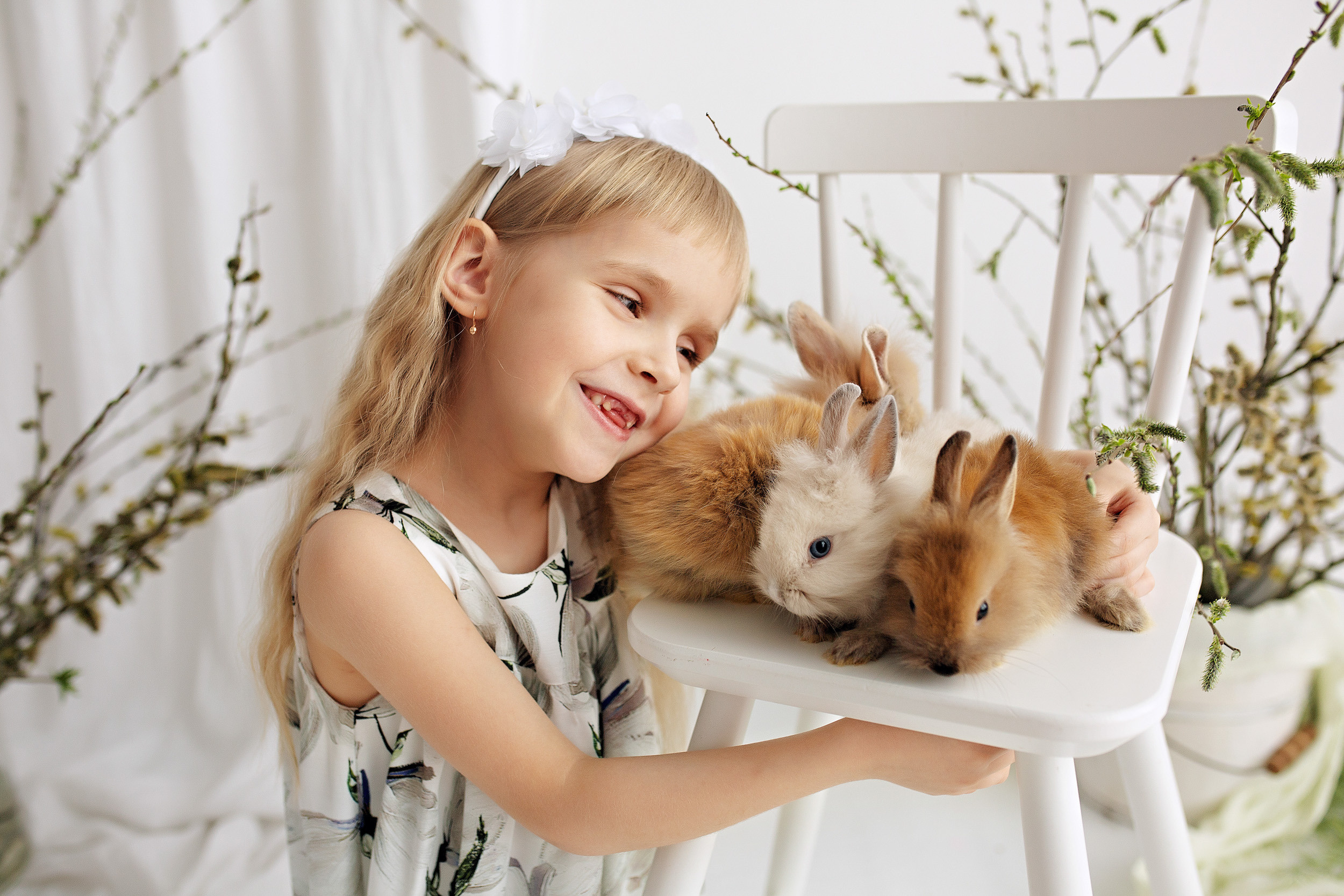 ФОТОДЕНЬ с кроликами. Фотограф новорожденных Оксана Полевская