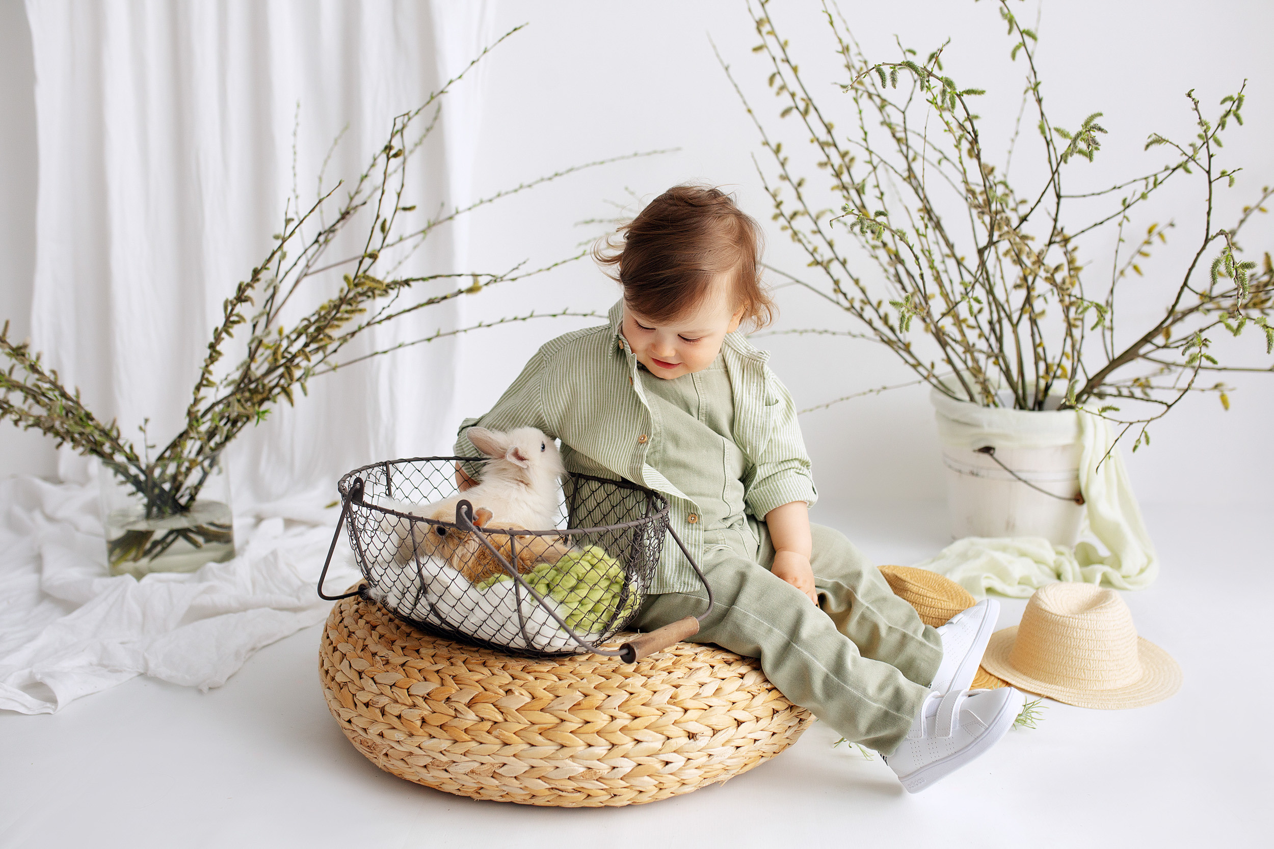 ФОТОДЕНЬ с кроликами. Фотограф новорожденных Оксана Полевская