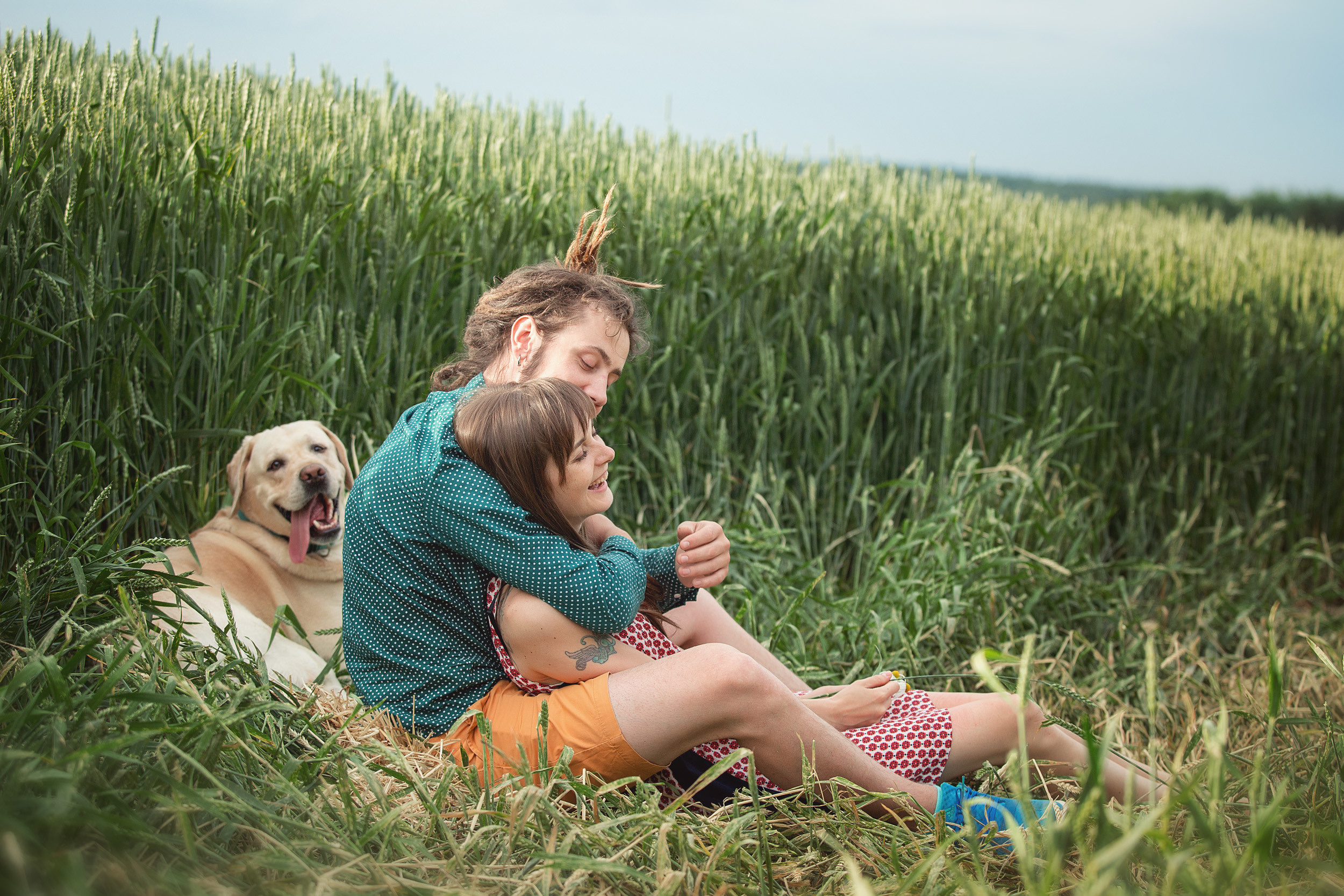 Нина, Юра и Марли. Фотограф новорожденных Оксана Полевская