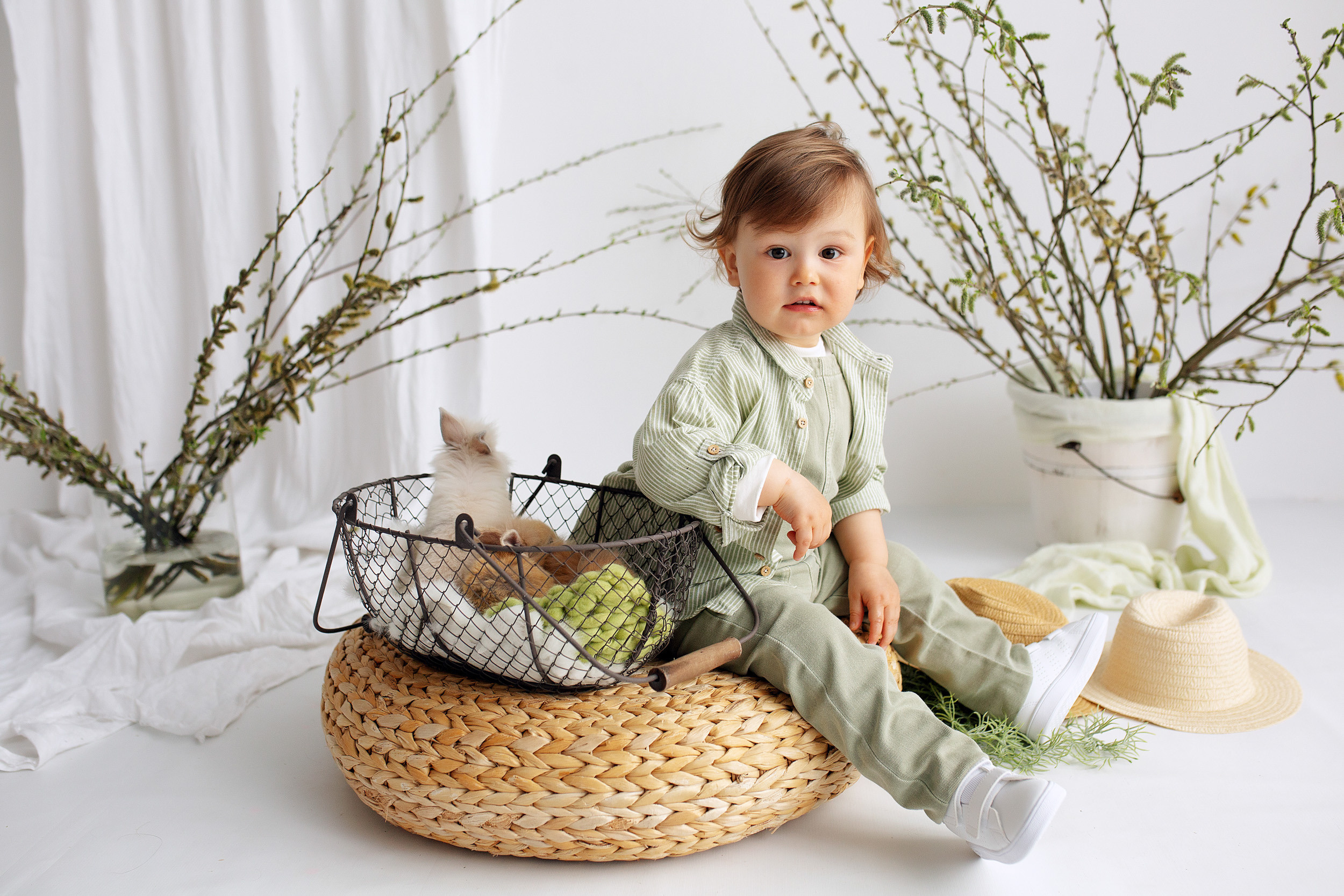 ФОТОДЕНЬ с кроликами. Фотограф новорожденных Оксана Полевская