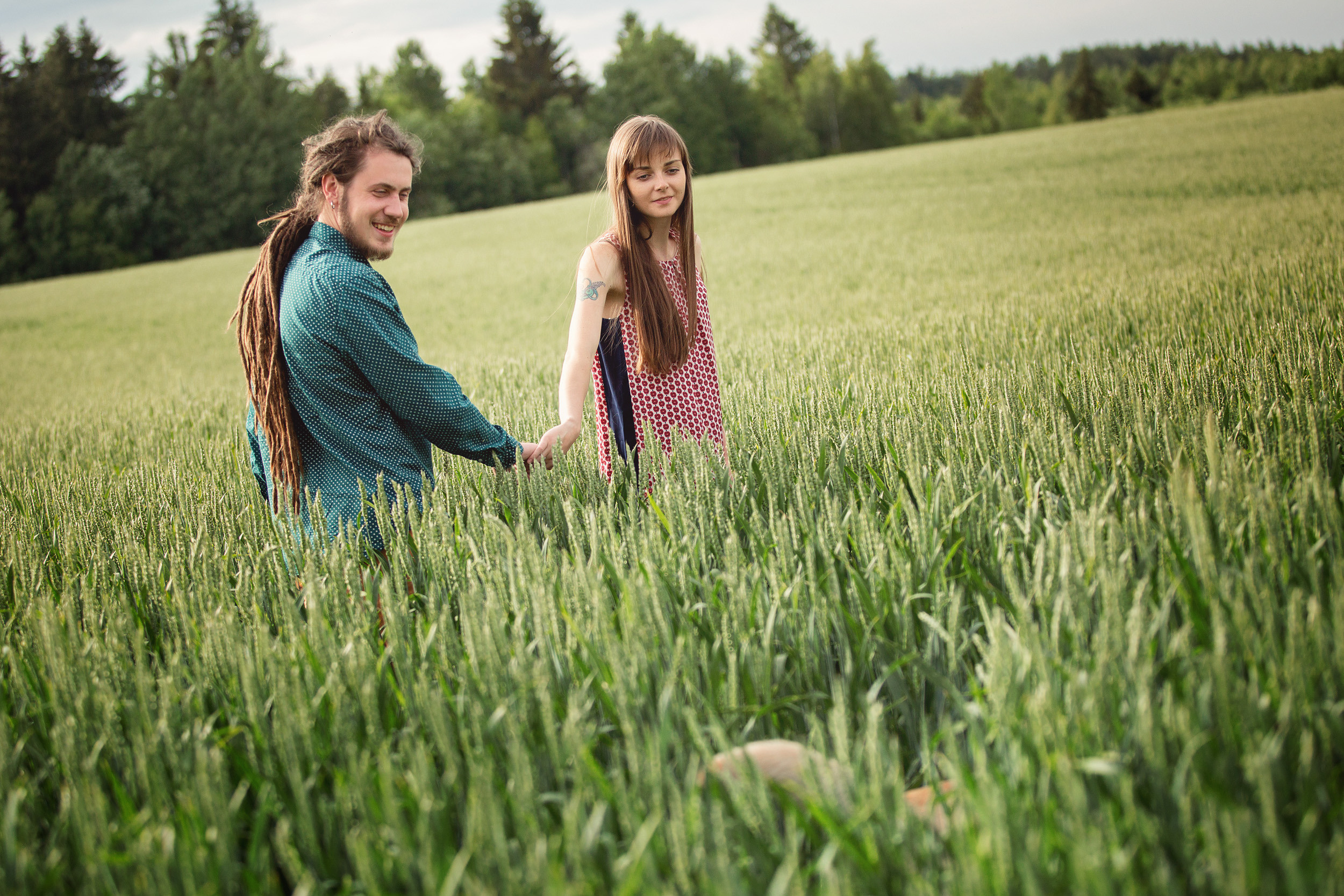Нина, Юра и Марли. Фотограф новорожденных Оксана Полевская