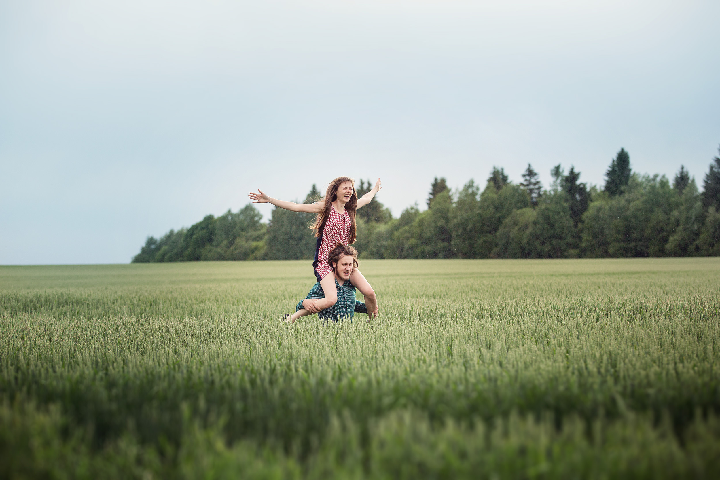 Нина, Юра и Марли. Фотограф новорожденных Оксана Полевская