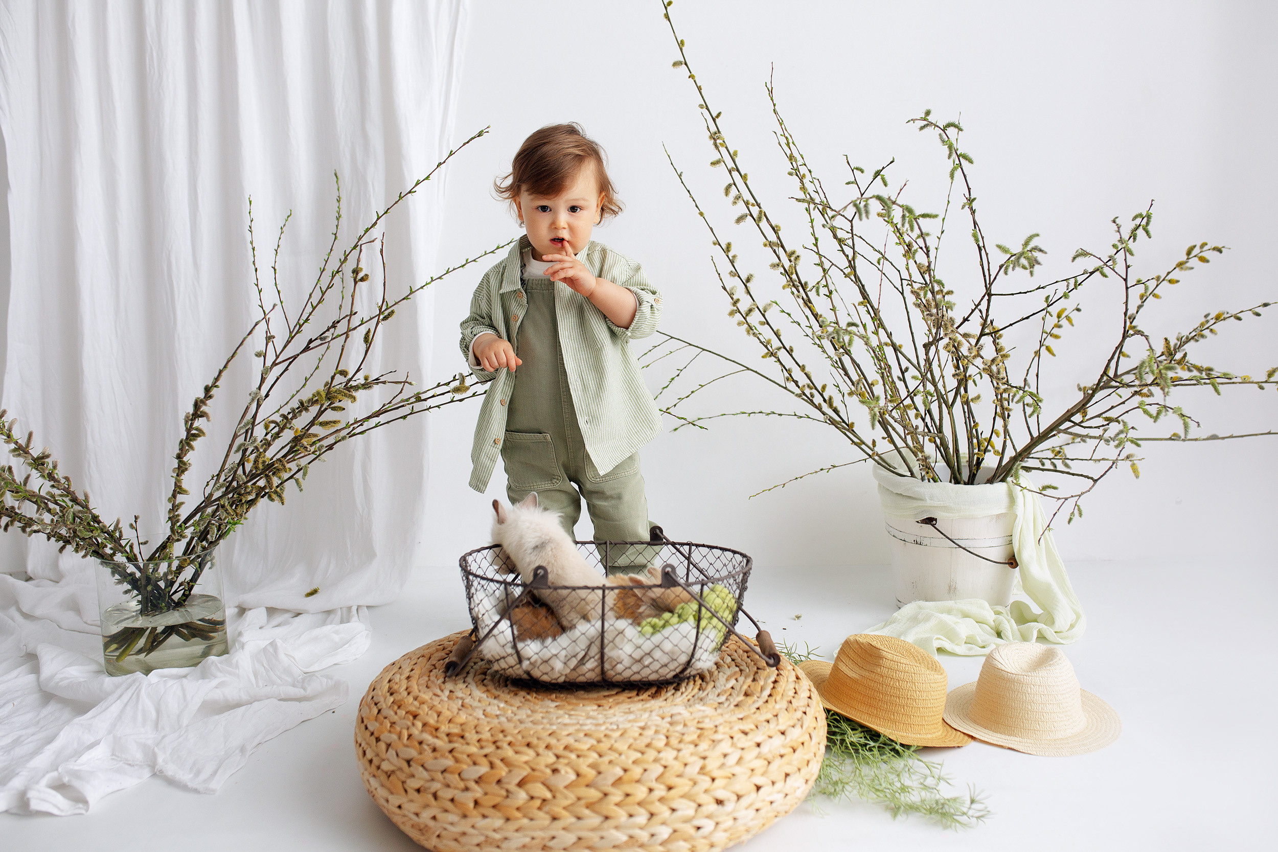 ФОТОДЕНЬ с кроликами. Фотограф новорожденных Оксана Полевская