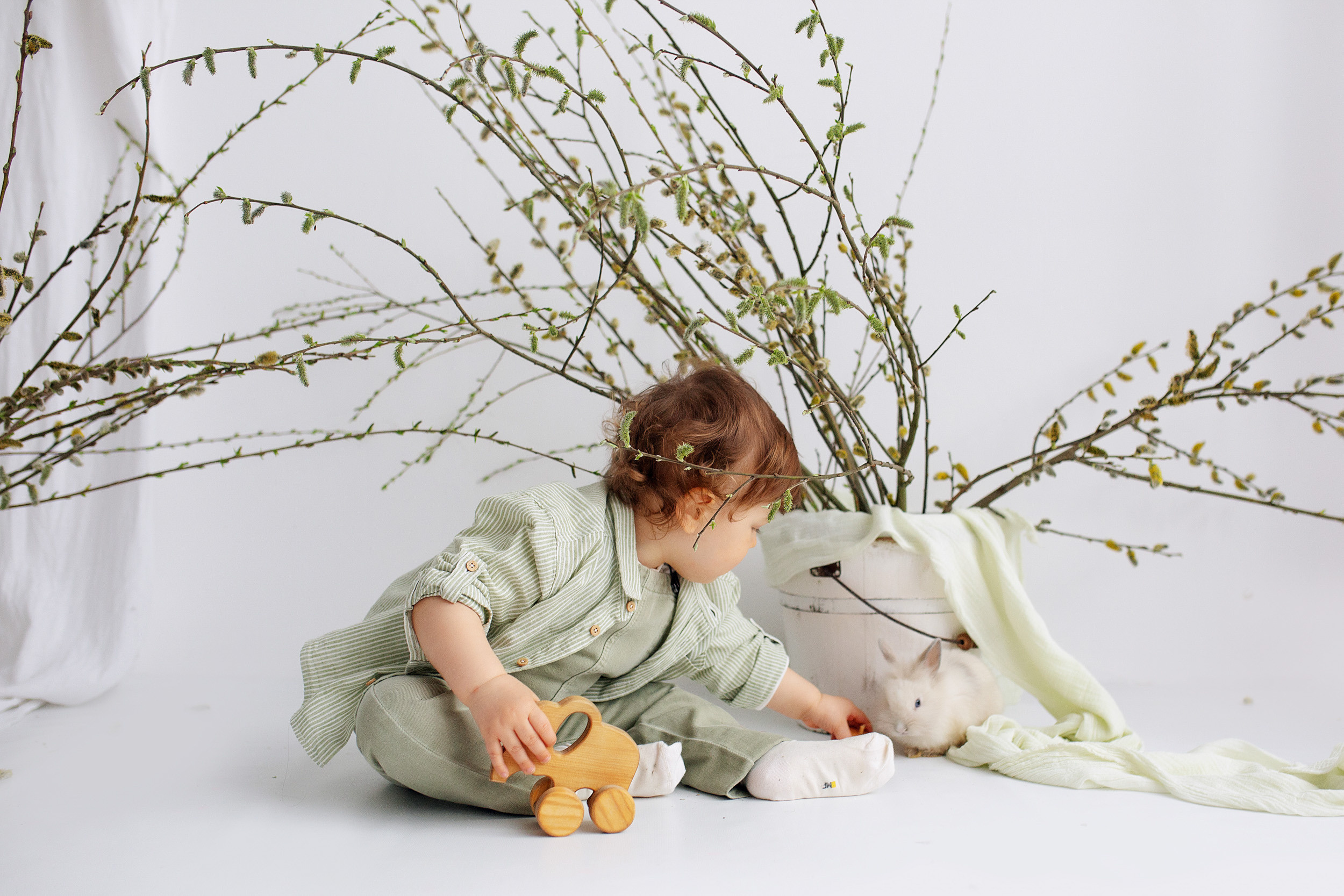 ФОТОДЕНЬ с кроликами. Фотограф новорожденных Оксана Полевская