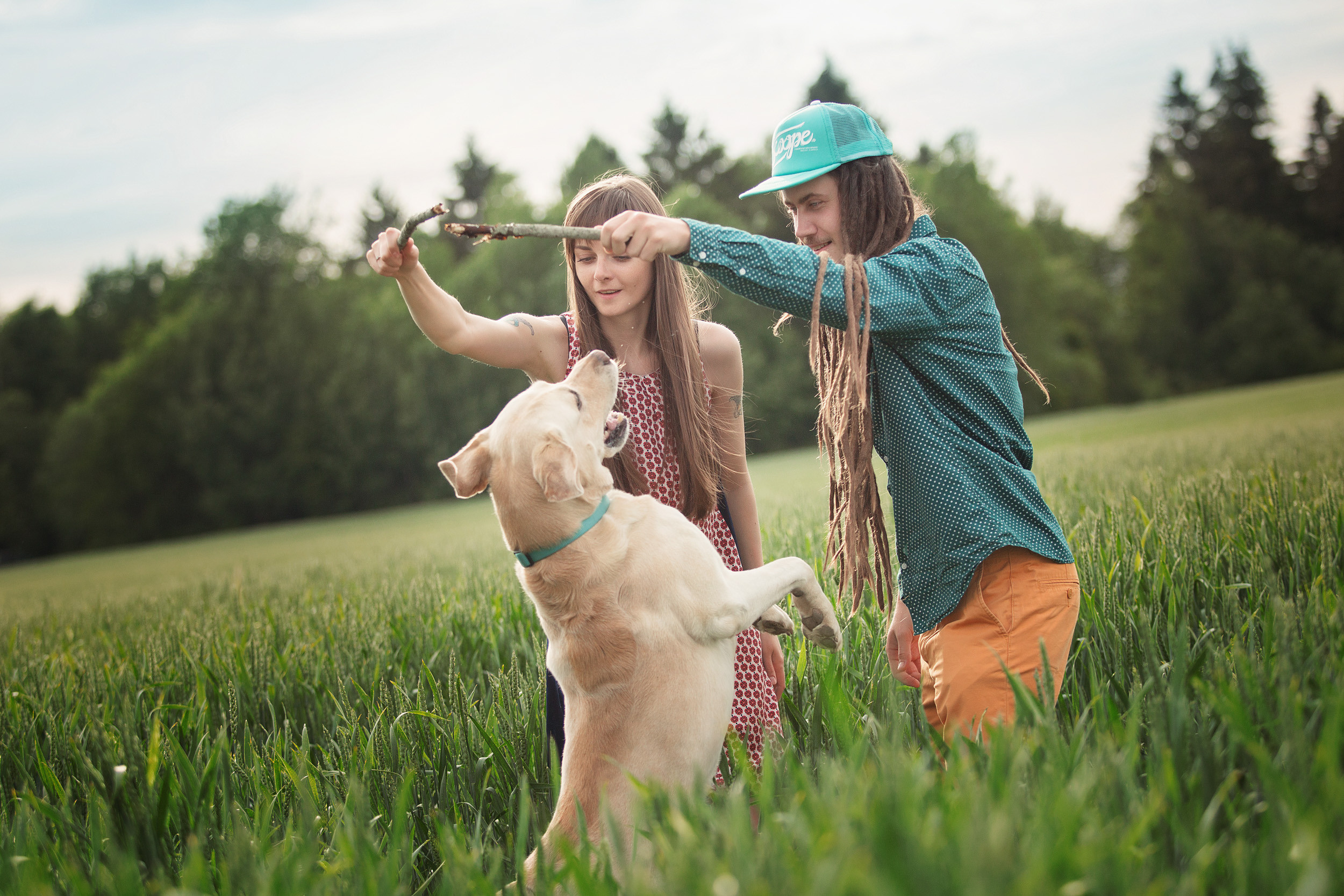 Нина, Юра и Марли. Фотограф новорожденных Оксана Полевская