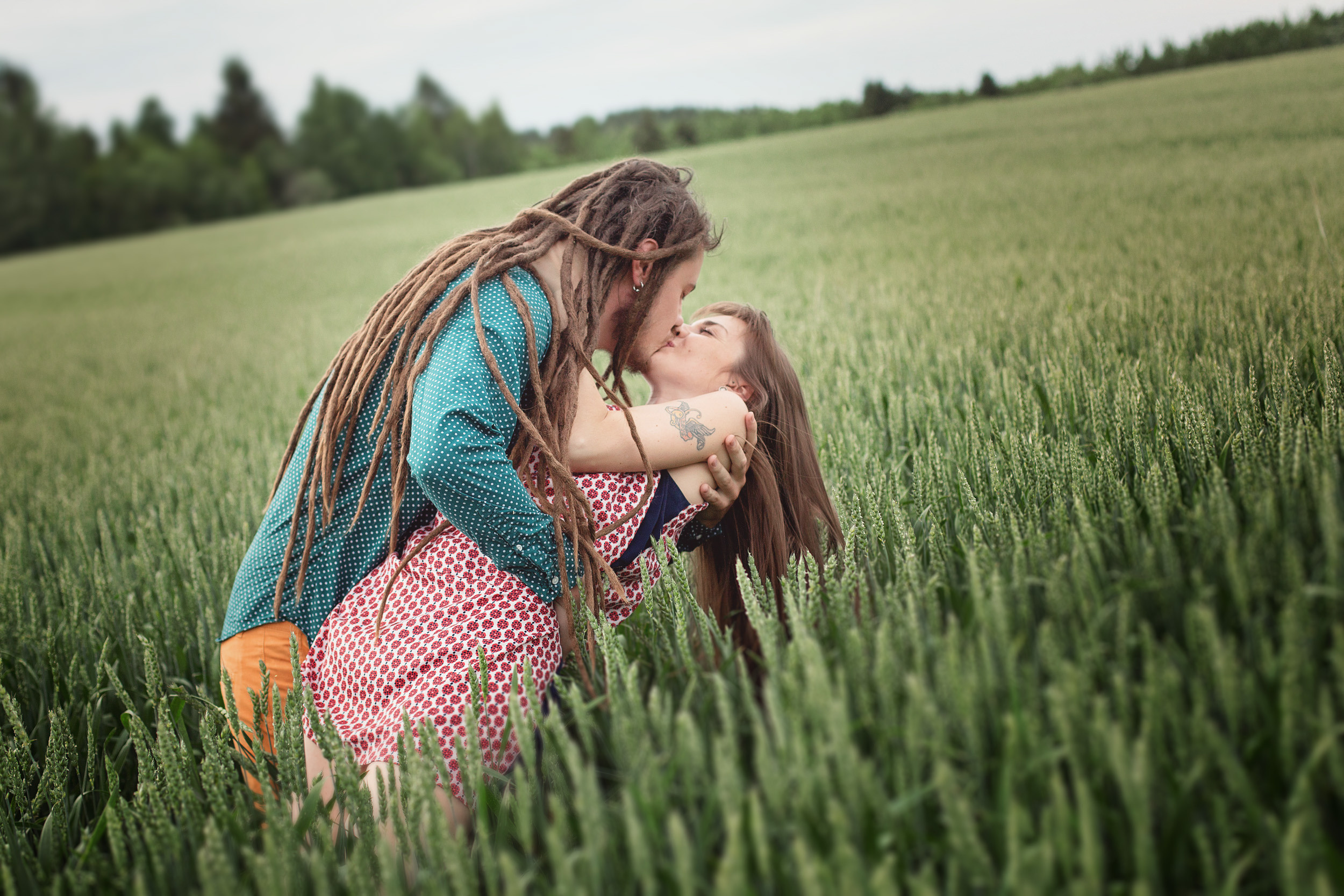 Нина, Юра и Марли. Фотограф новорожденных Оксана Полевская