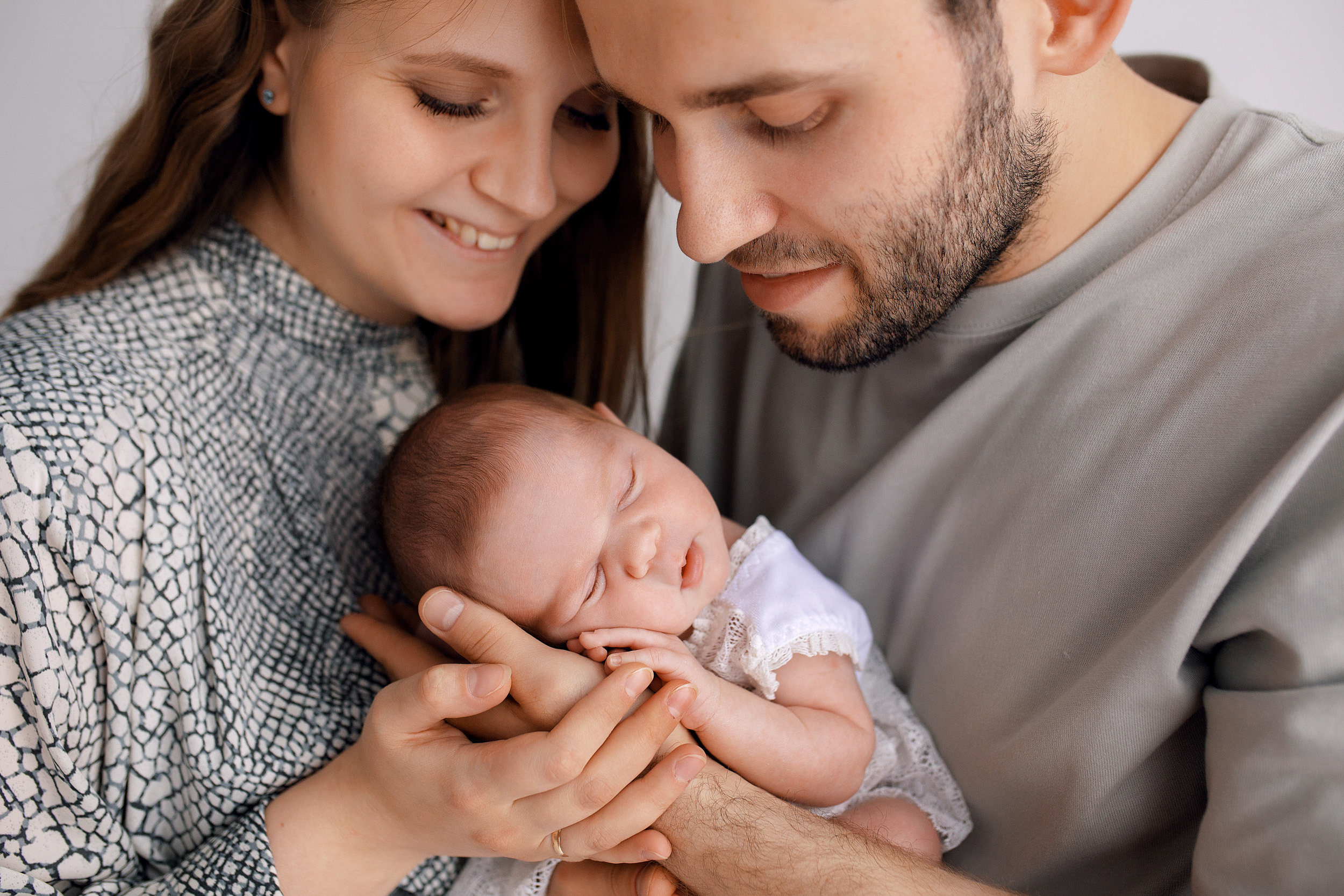 Фотосессия новорожденной Полины. Фотограф новорожденных Оксана Полевская