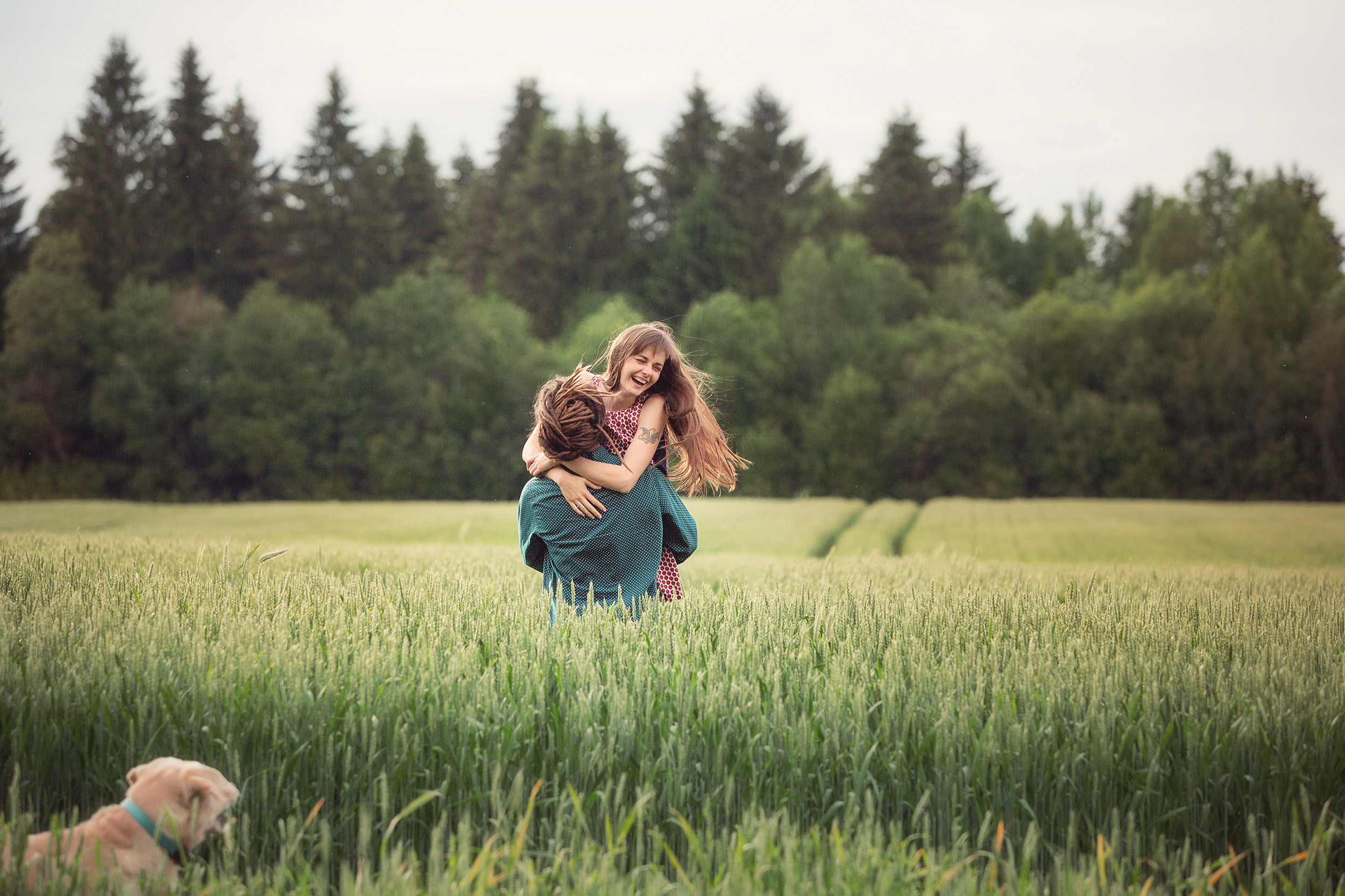 Нина, Юра и Марли. Фотограф новорожденных Оксана Полевская