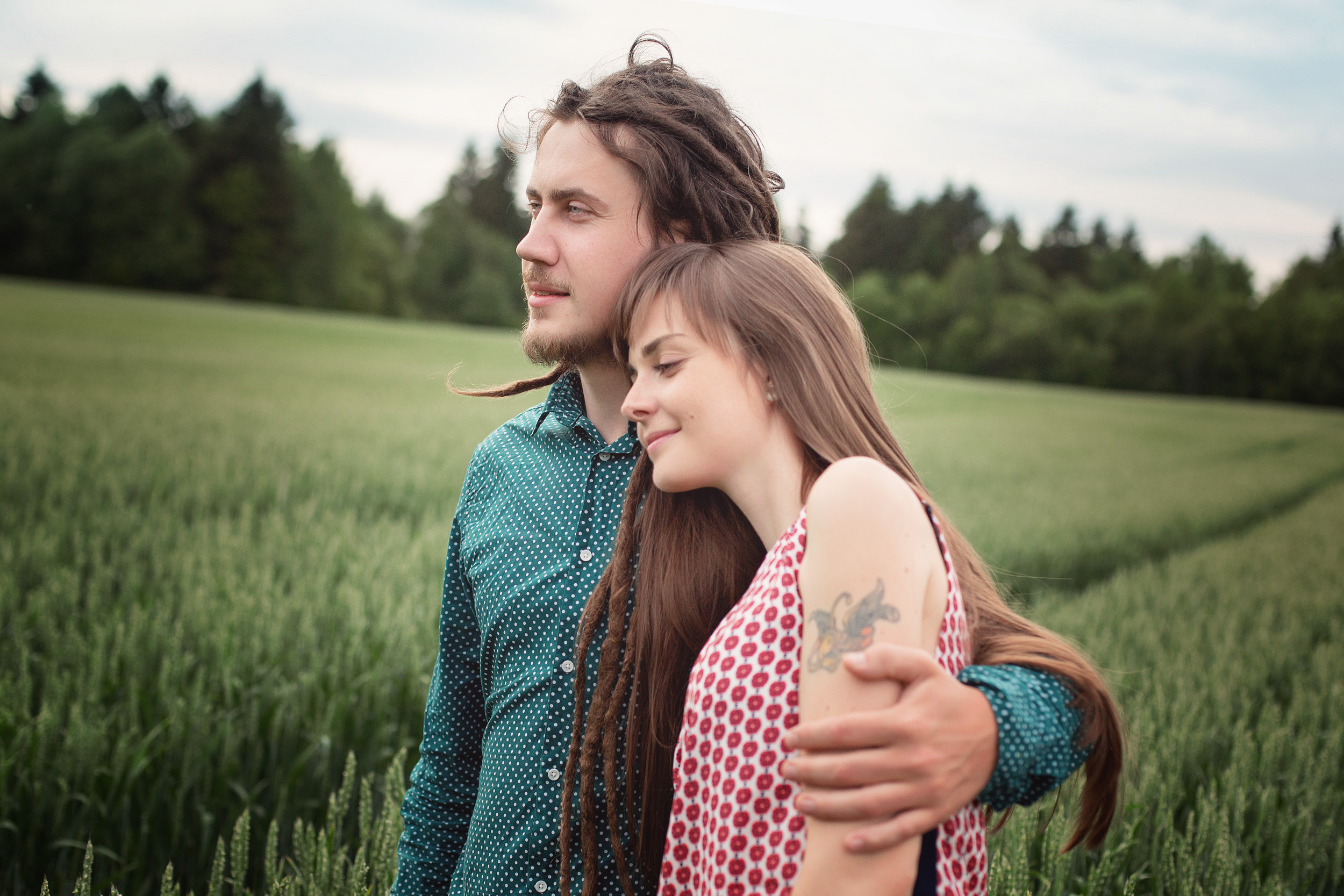 Нина, Юра и Марли. Фотограф новорожденных Оксана Полевская