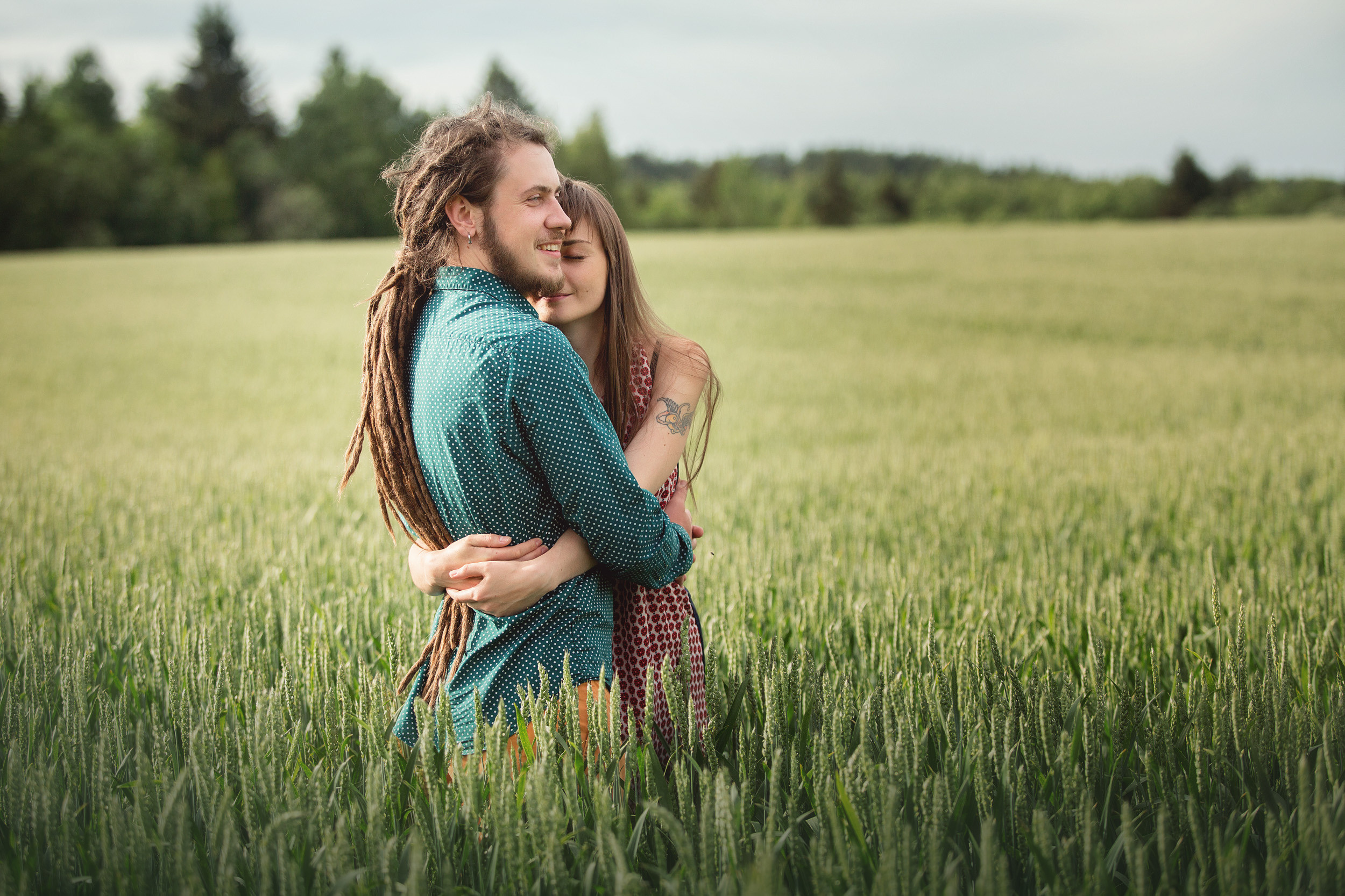 Нина, Юра и Марли. Фотограф новорожденных Оксана Полевская