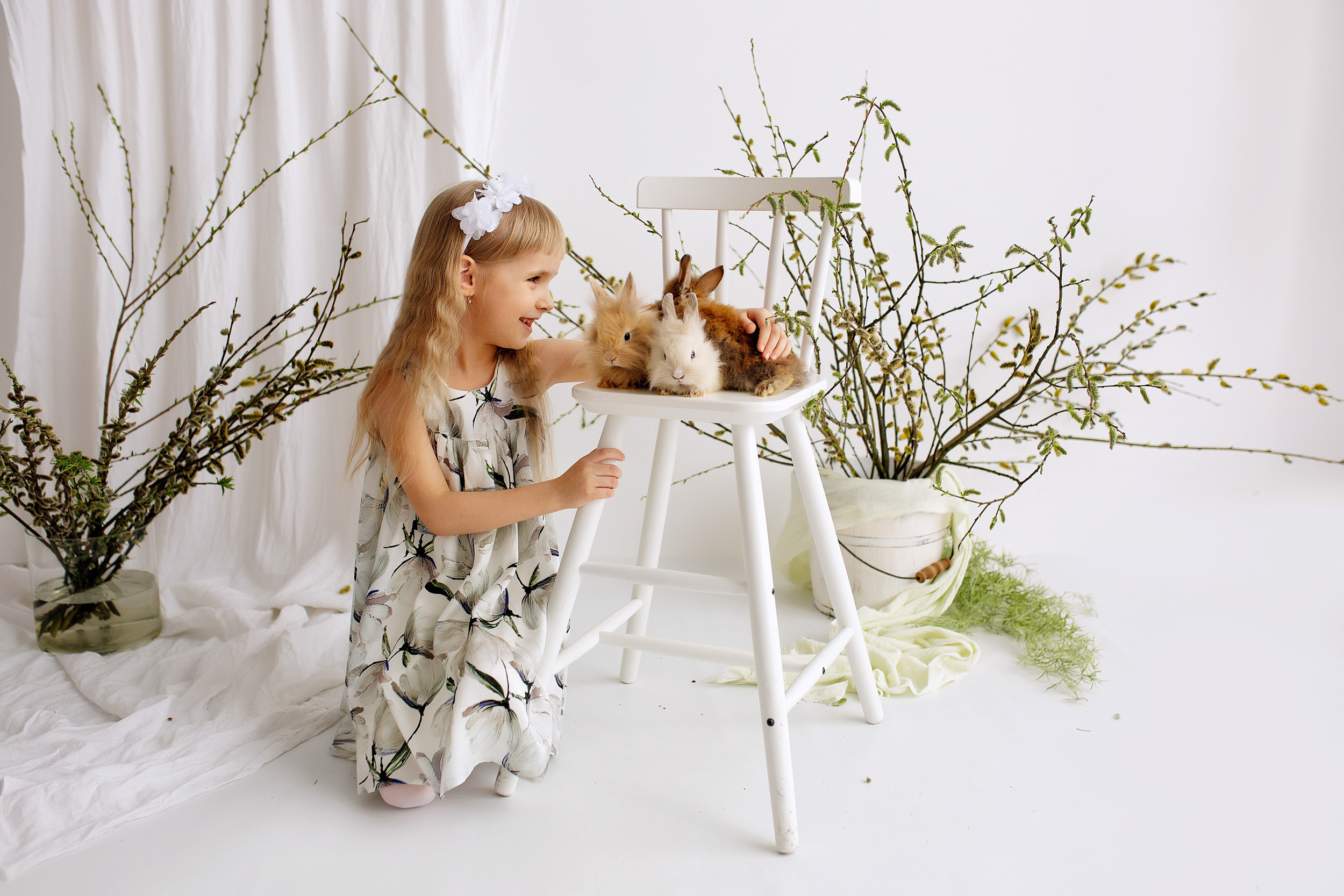 ФОТОДЕНЬ с кроликами. Фотограф новорожденных Оксана Полевская