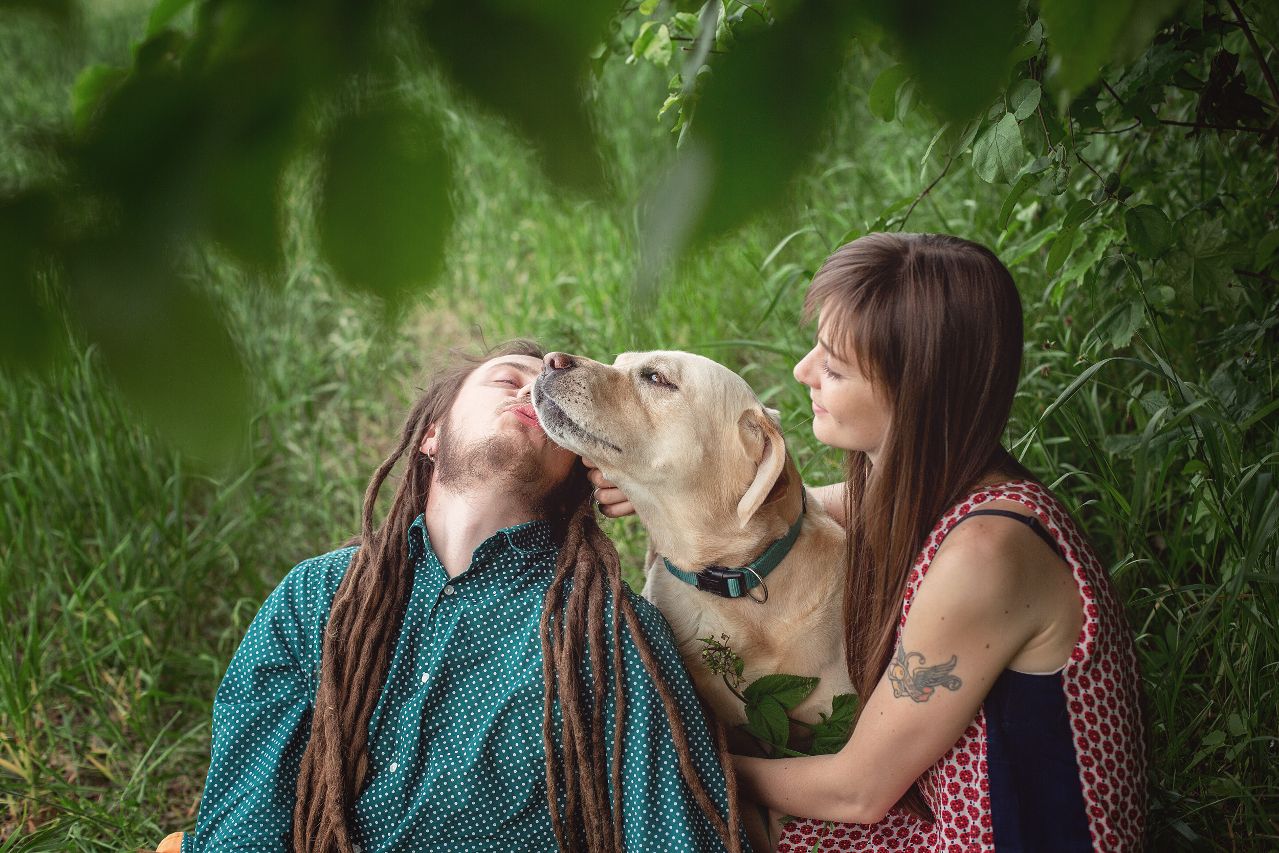 Нина, Юра и Марли. Фотограф новорожденных Оксана Полевская