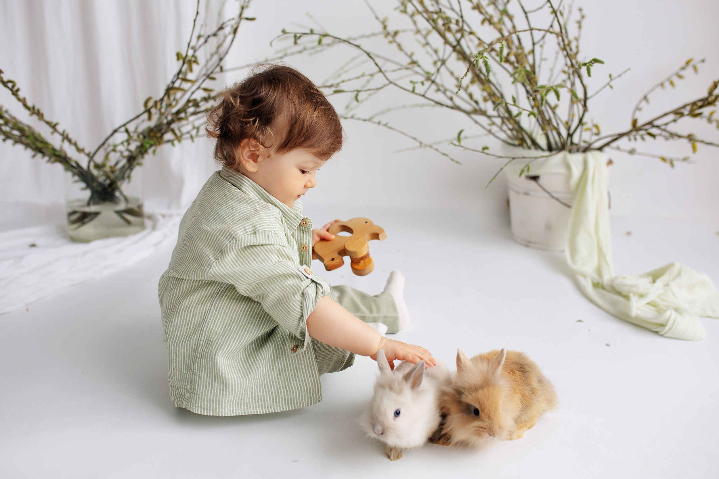 ФОТОДЕНЬ с кроликами. Фотограф новорожденных Оксана Полевская