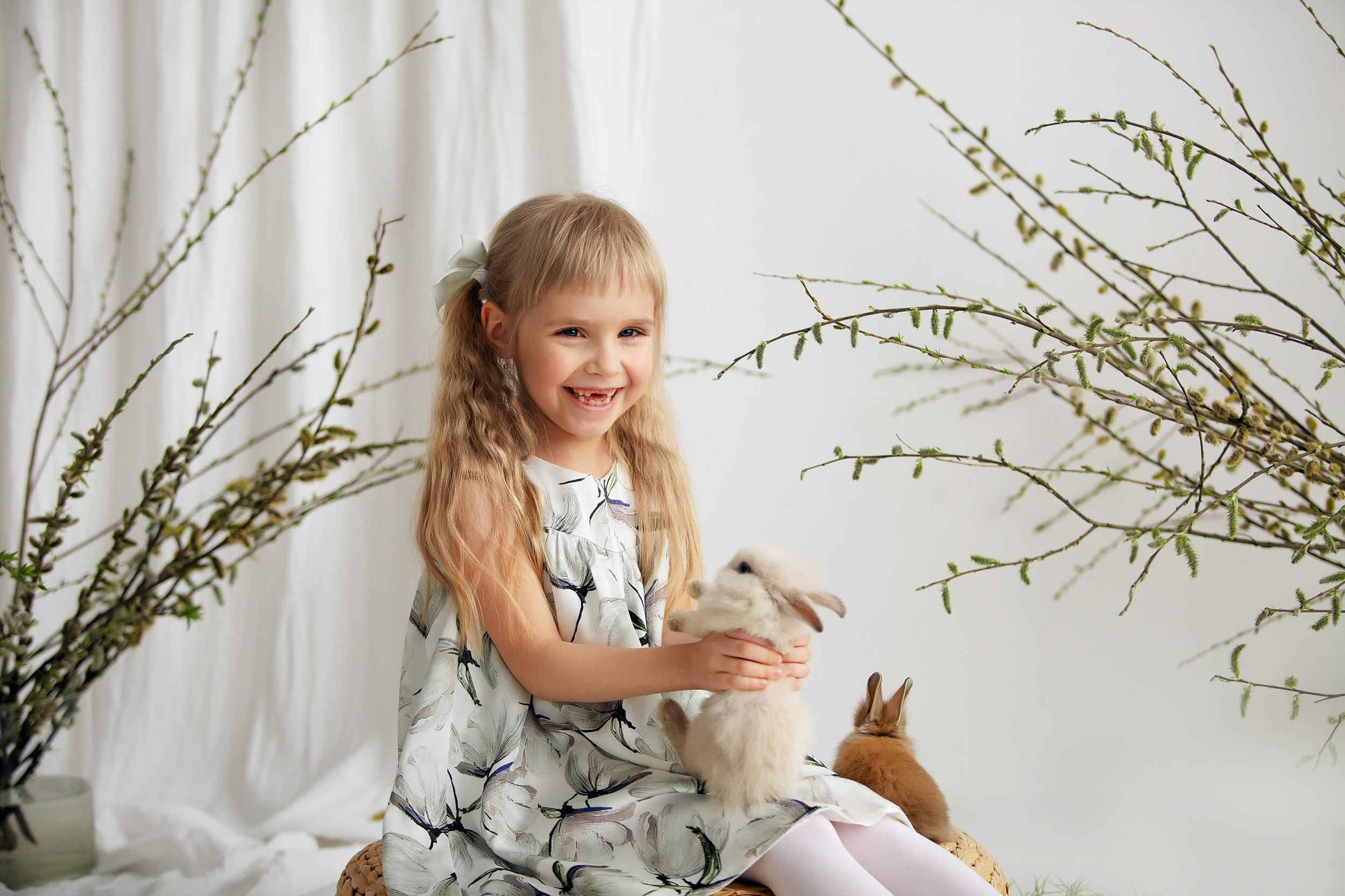 ФОТОДЕНЬ с кроликами. Фотограф новорожденных Оксана Полевская