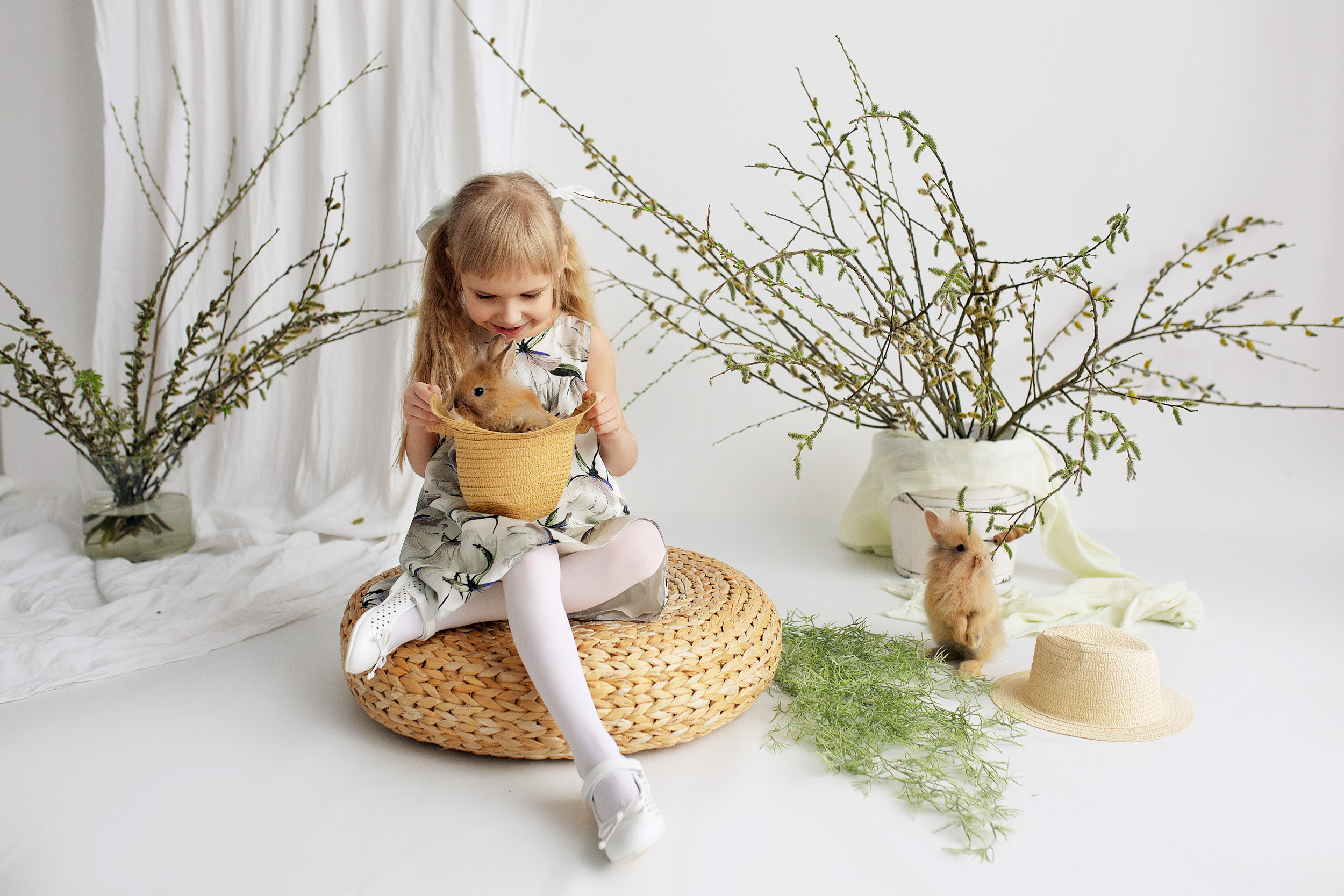 ФОТОДЕНЬ с кроликами. Фотограф новорожденных Оксана Полевская