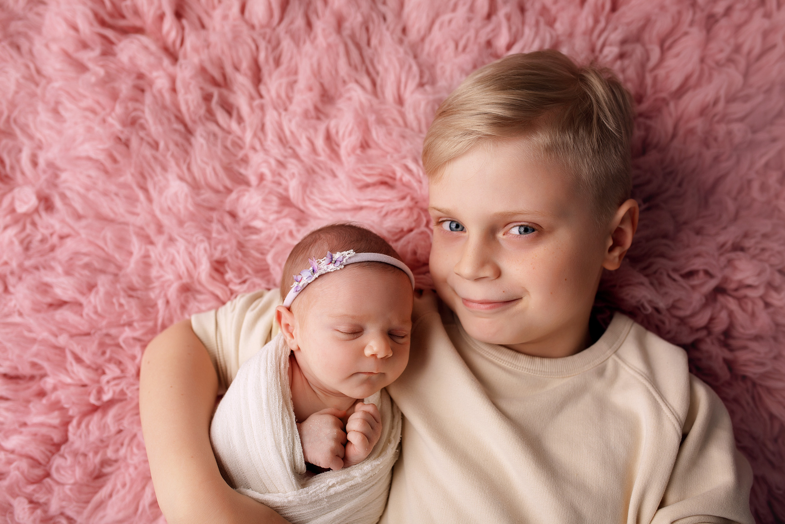 Фотосессия новорожденной Полины. Фотограф новорожденных Оксана Полевская