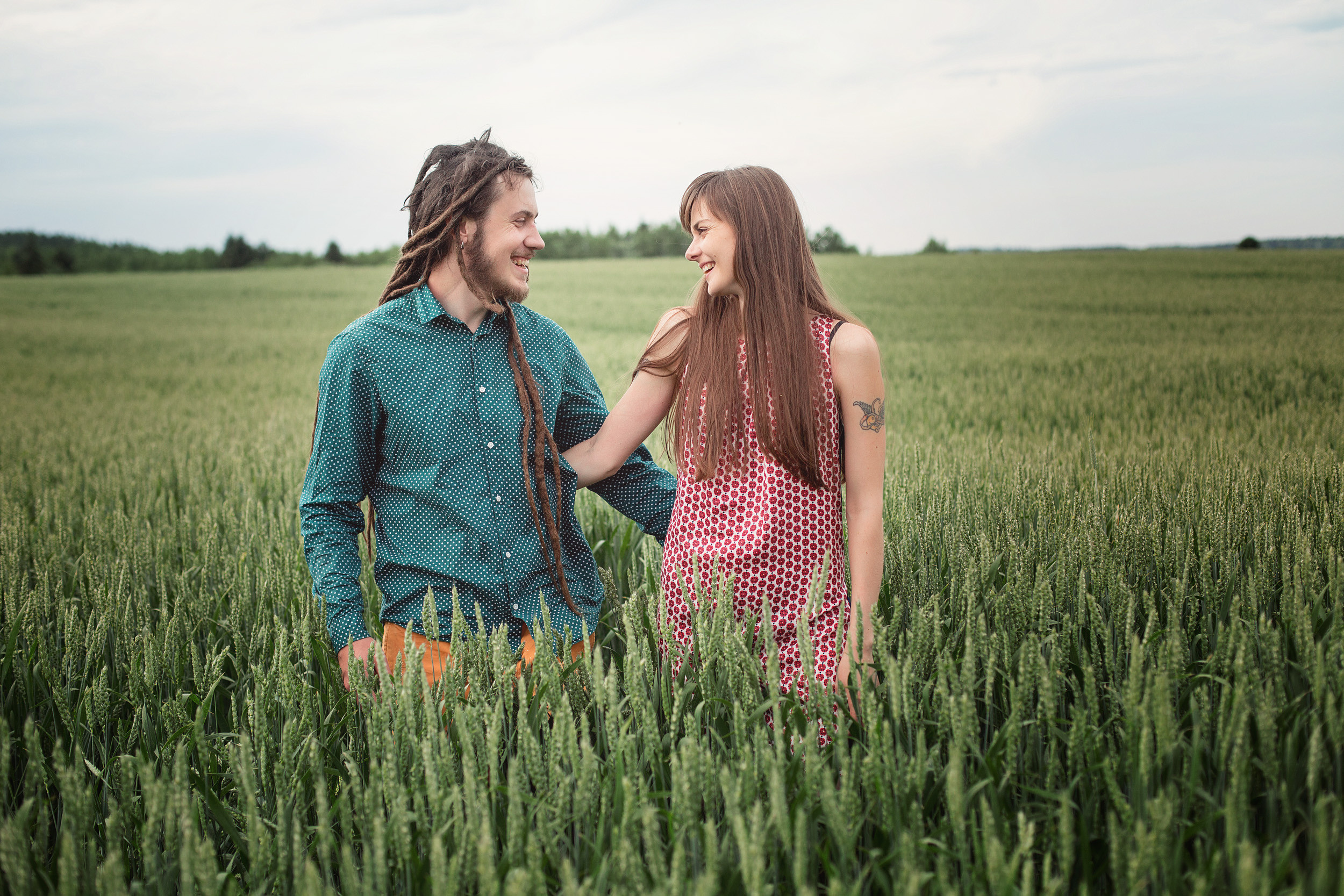 Нина, Юра и Марли. Фотограф новорожденных Оксана Полевская