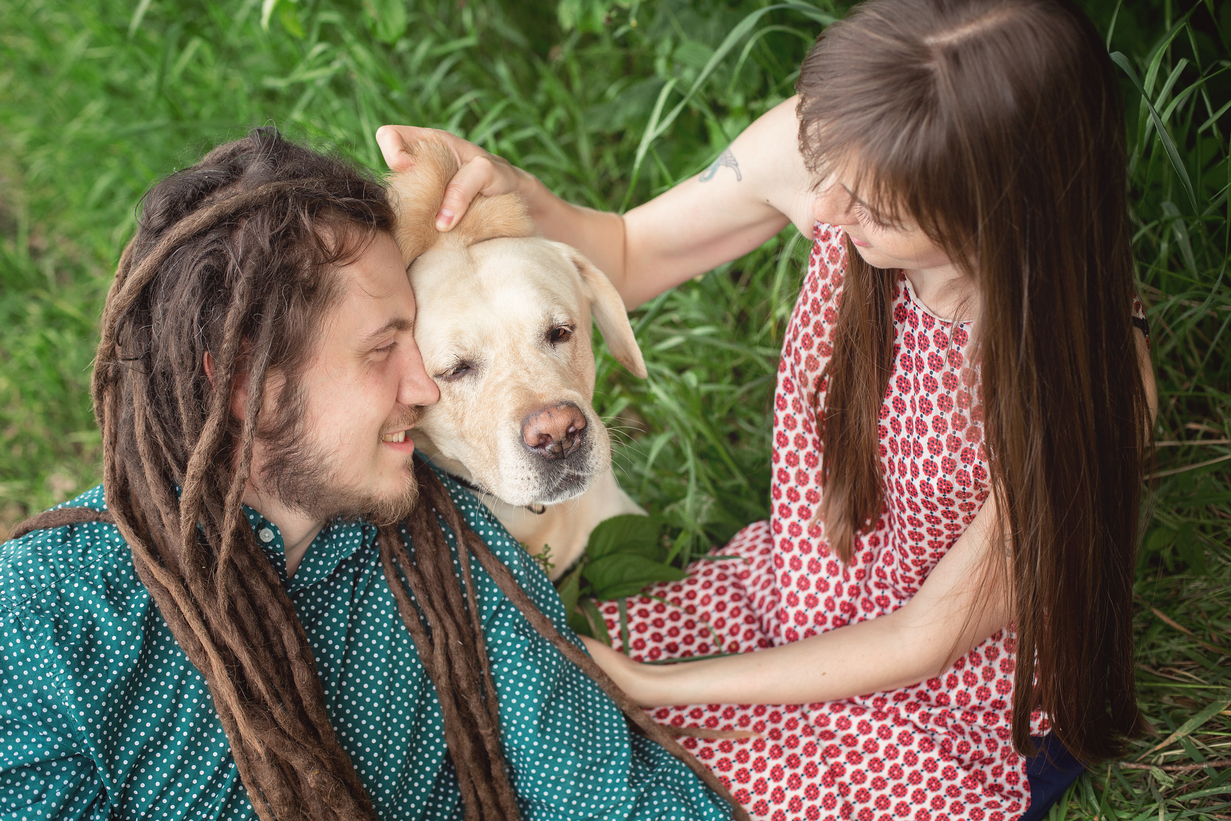 Нина, Юра и Марли. Фотограф новорожденных Оксана Полевская